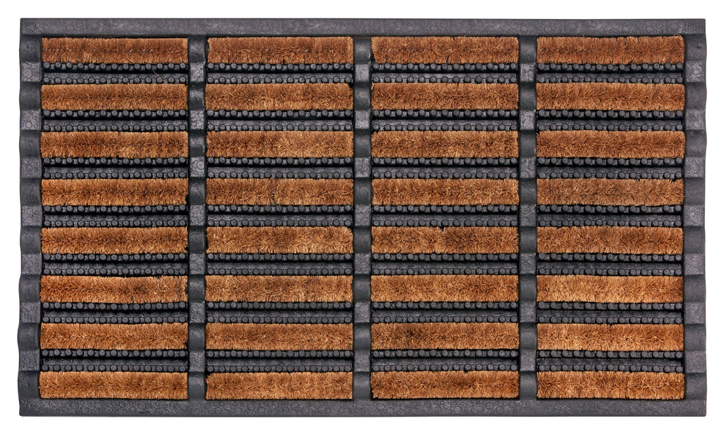 Hanse Home Mix Mats Dörrmatta Rubber-Cocos Brushes svart kokos