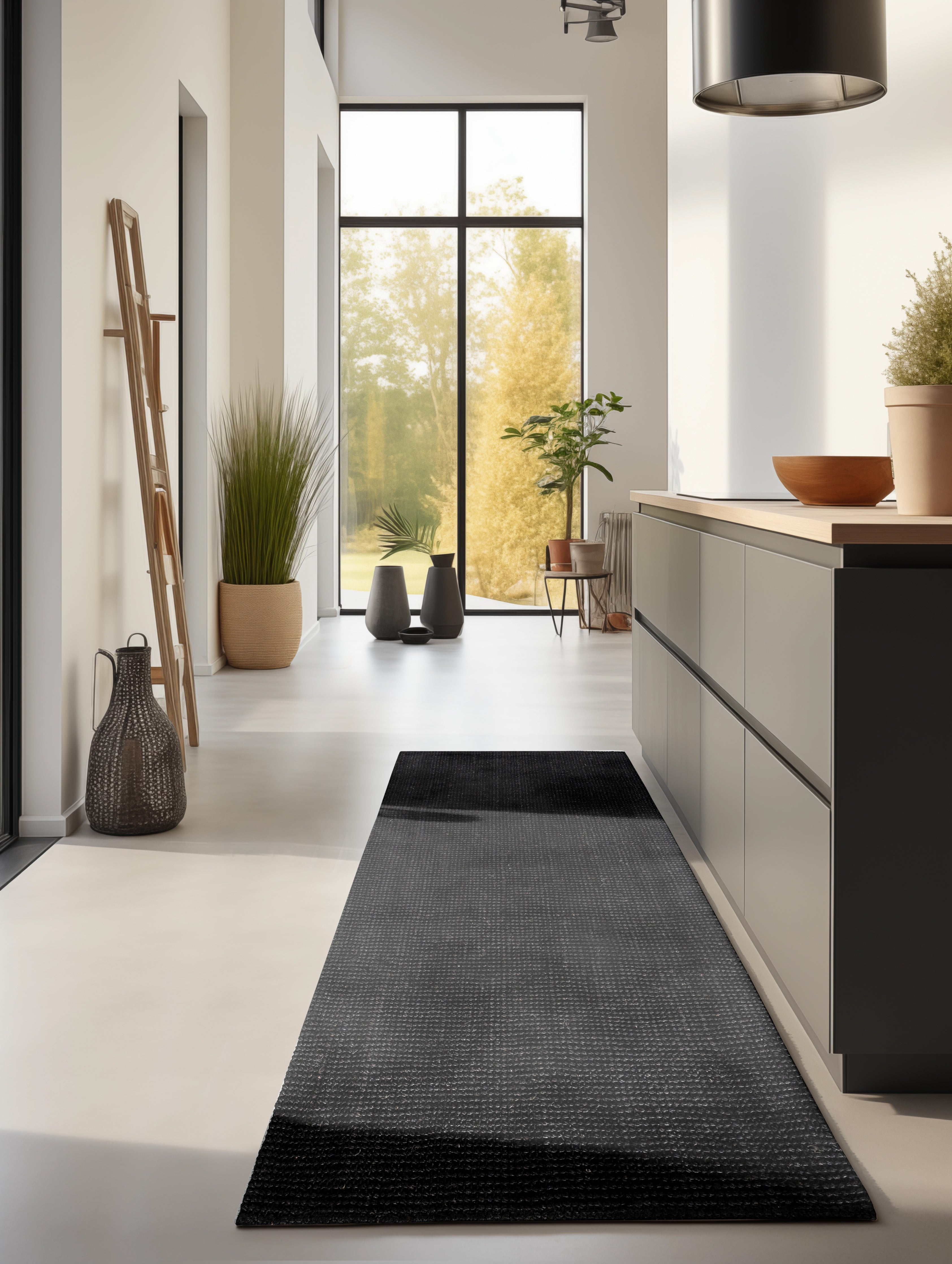 Hanse Home Bouclé-jutematta Jaipur djupsvart