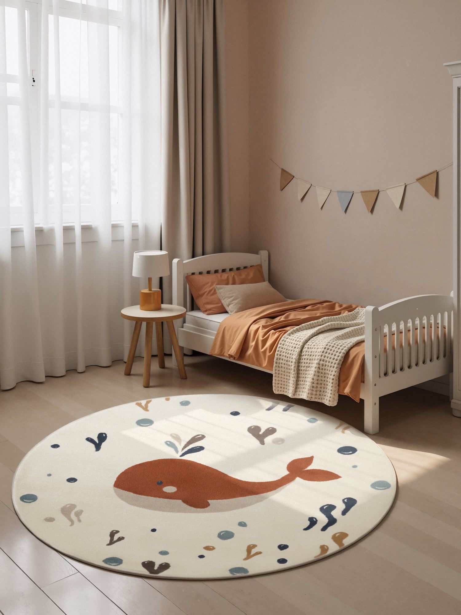 Hanse Home Adventures Barnmatta Moby creme flerfärgad