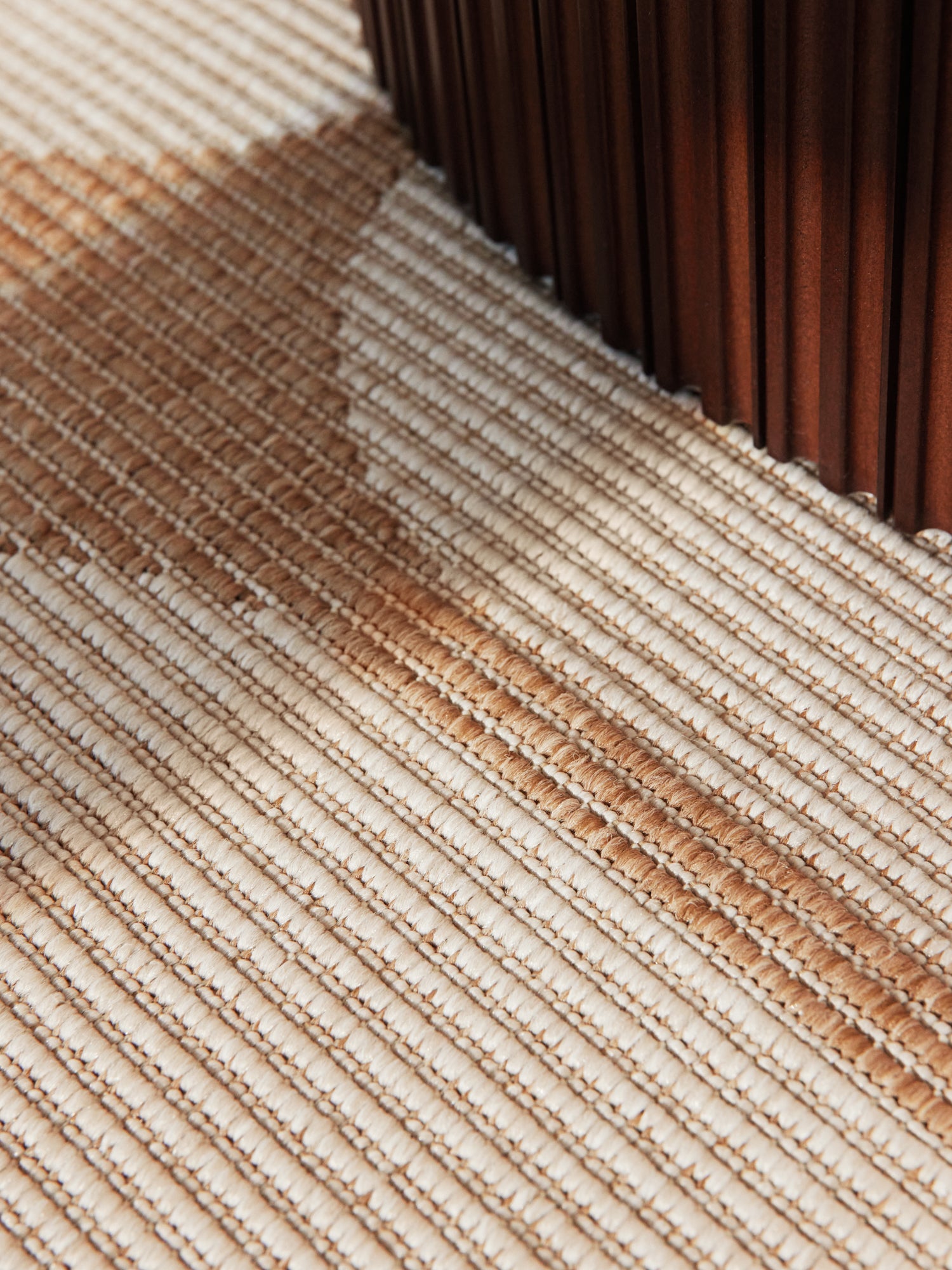Hanse Home Duet Vändbar inom- och utomhusmatta Bowen Jute vit