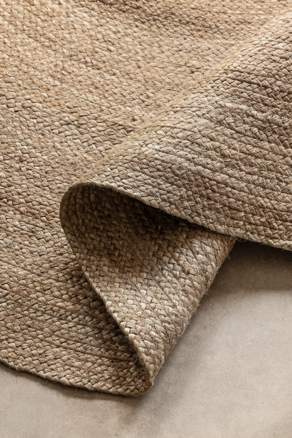 Hanse Home Jute Braided Jutematta rund Rangpur natur grå brun