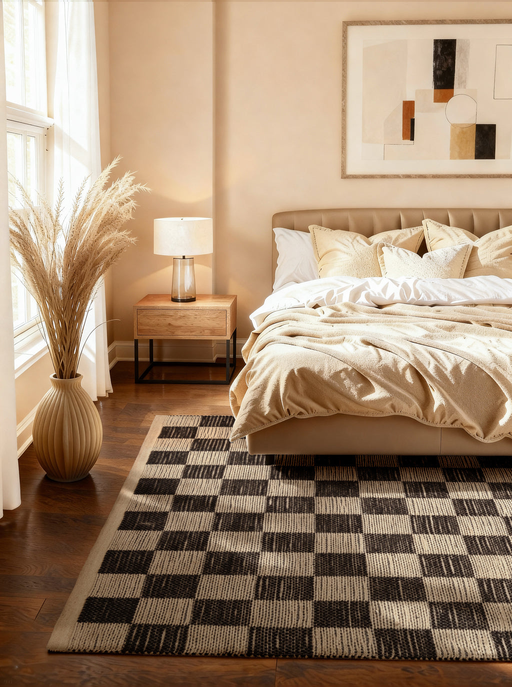 Hanse Home Handloom 1.0 Jutematta Rex natur vit svart