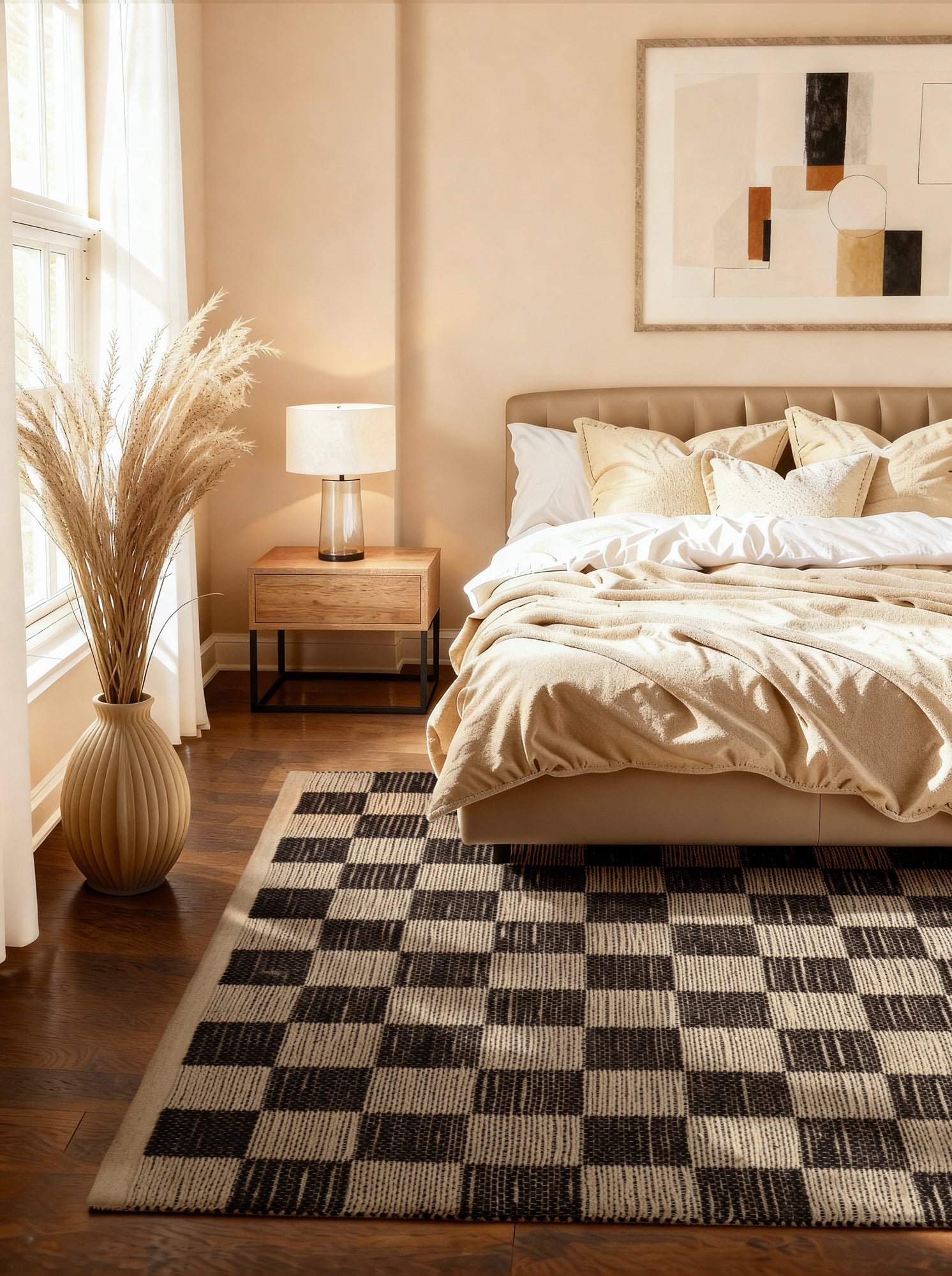 Hanse Home Handloom 1.0 Jutematta Rex natur vit svart