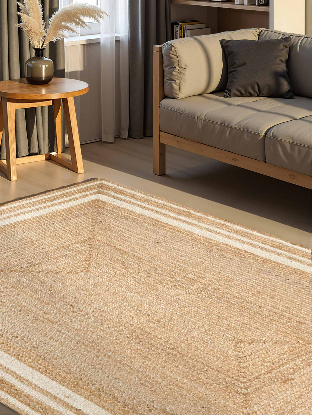 Hanse Home Looma Jutematta Looma natur guld elfenben