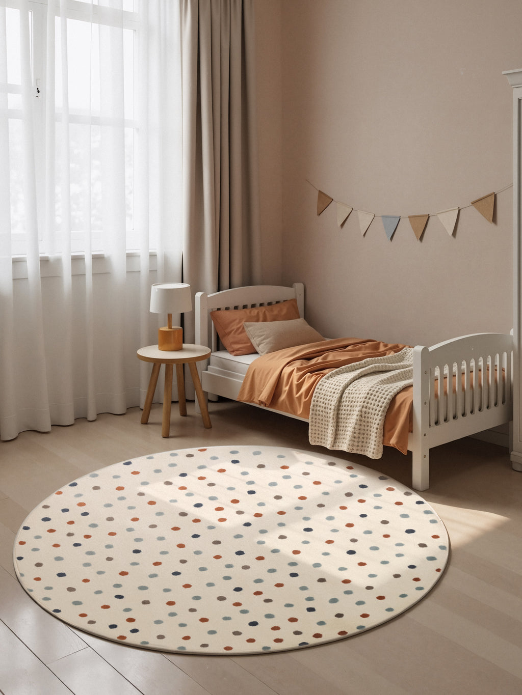 Hanse Home Adventures Barnmatta Konfetti creme flerfärgad