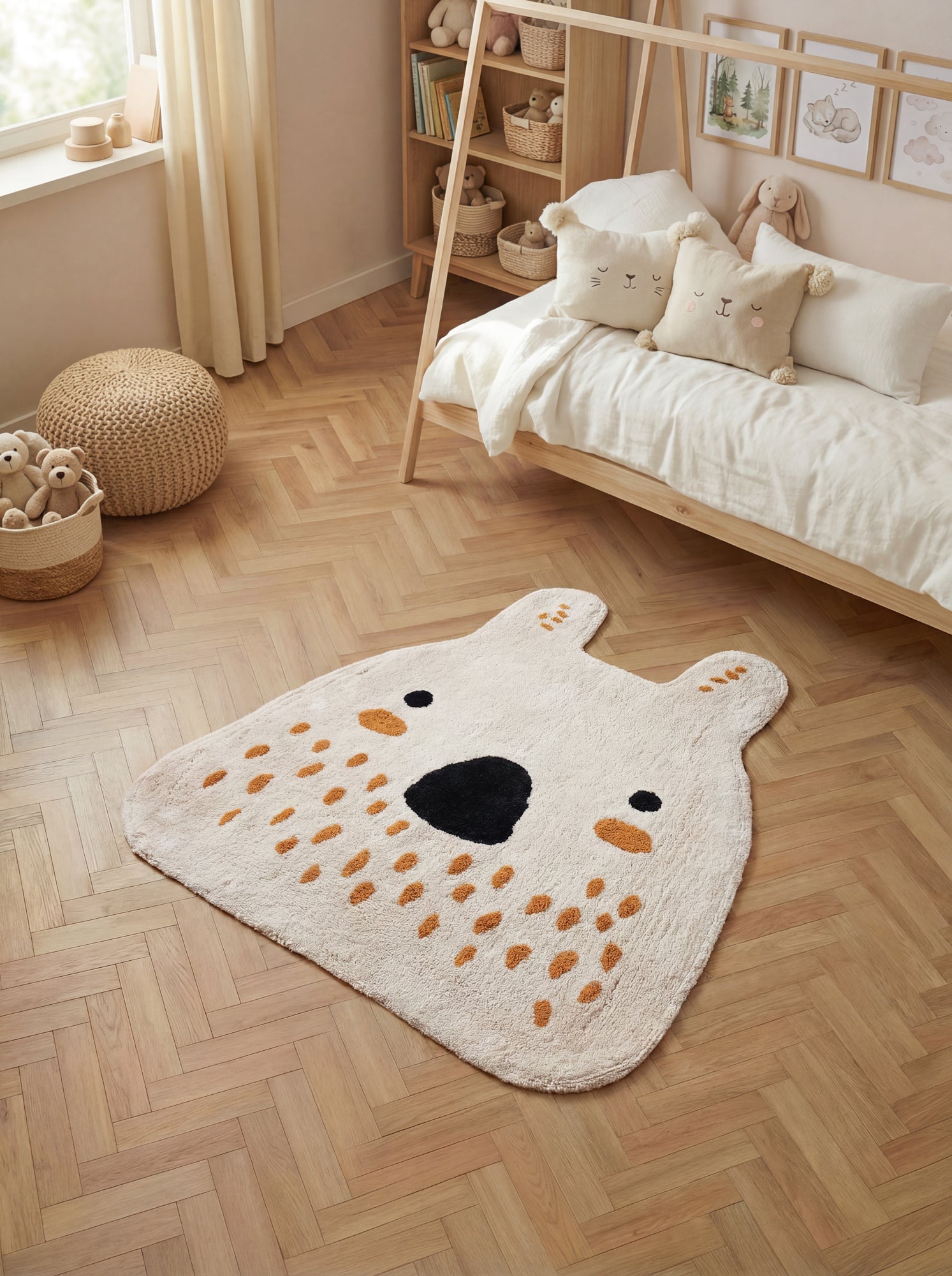 Hanse Home Snuggle Barnmatta Nienchen creme flerfärgad
