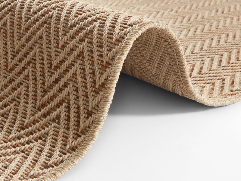 Flatwoven Löpare for Inom- och utomhus Nature 500 in Sisal-Look