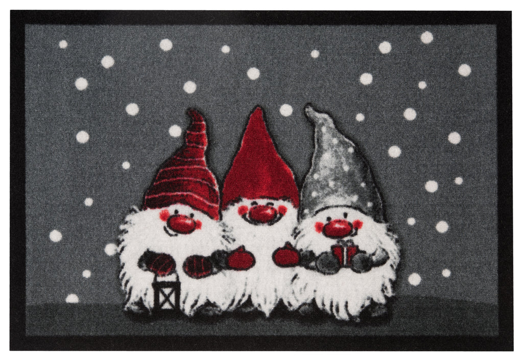 Designdörrmatta Christmas Dwarfes