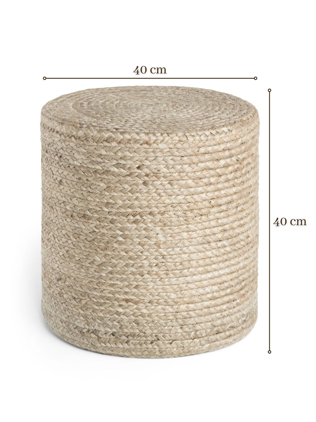 Hanse Home Looma Jutepuff Looma natur greige
