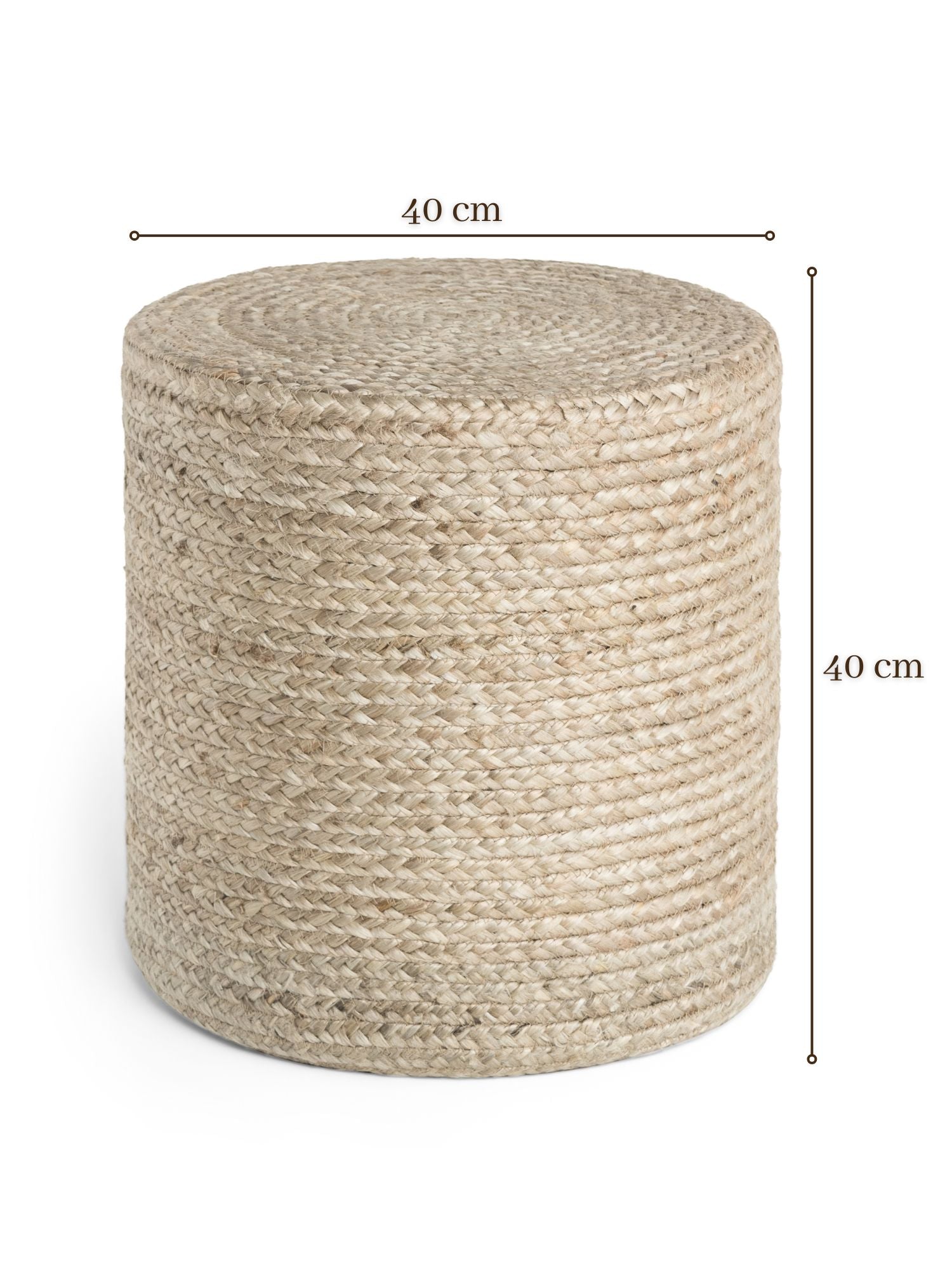 Hanse Home Looma Jutepuff Looma natur greige