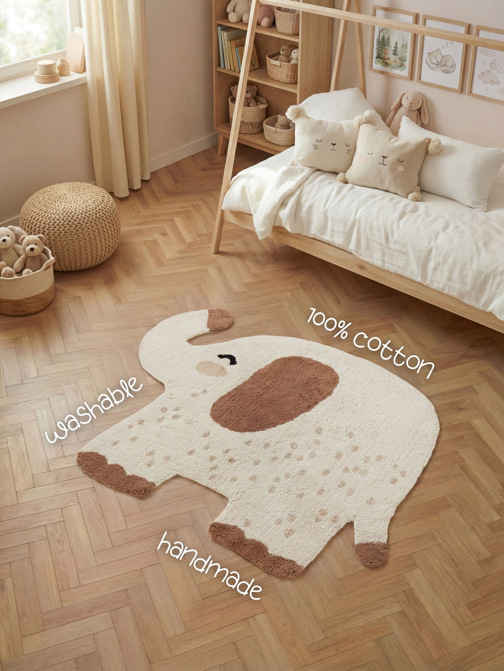 Hanse Home Snuggle Barnmatta Emmi creme flerfärgad