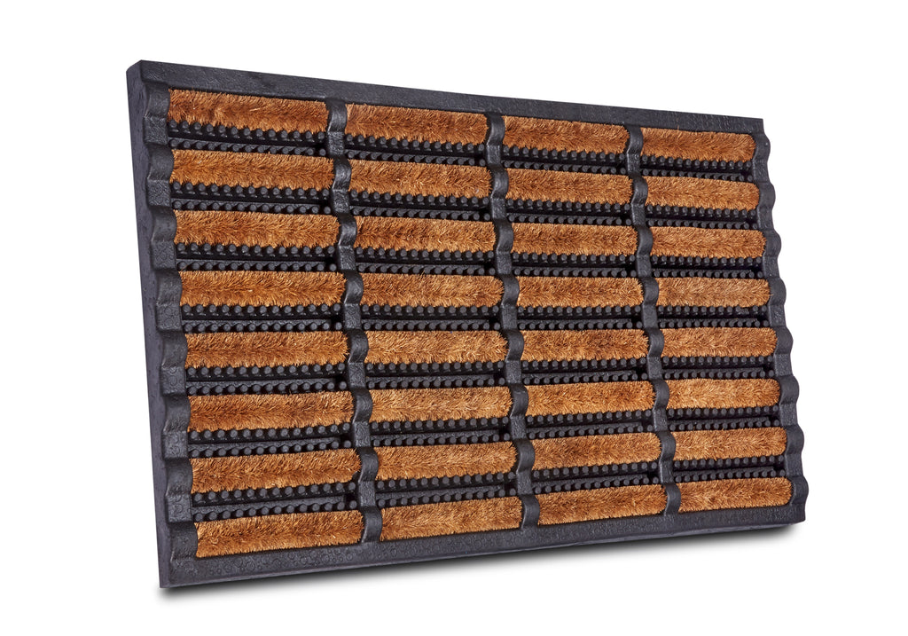 Hanse Home Mix Mats Dörrmatta Rubber-Cocos Brushes svart kokos