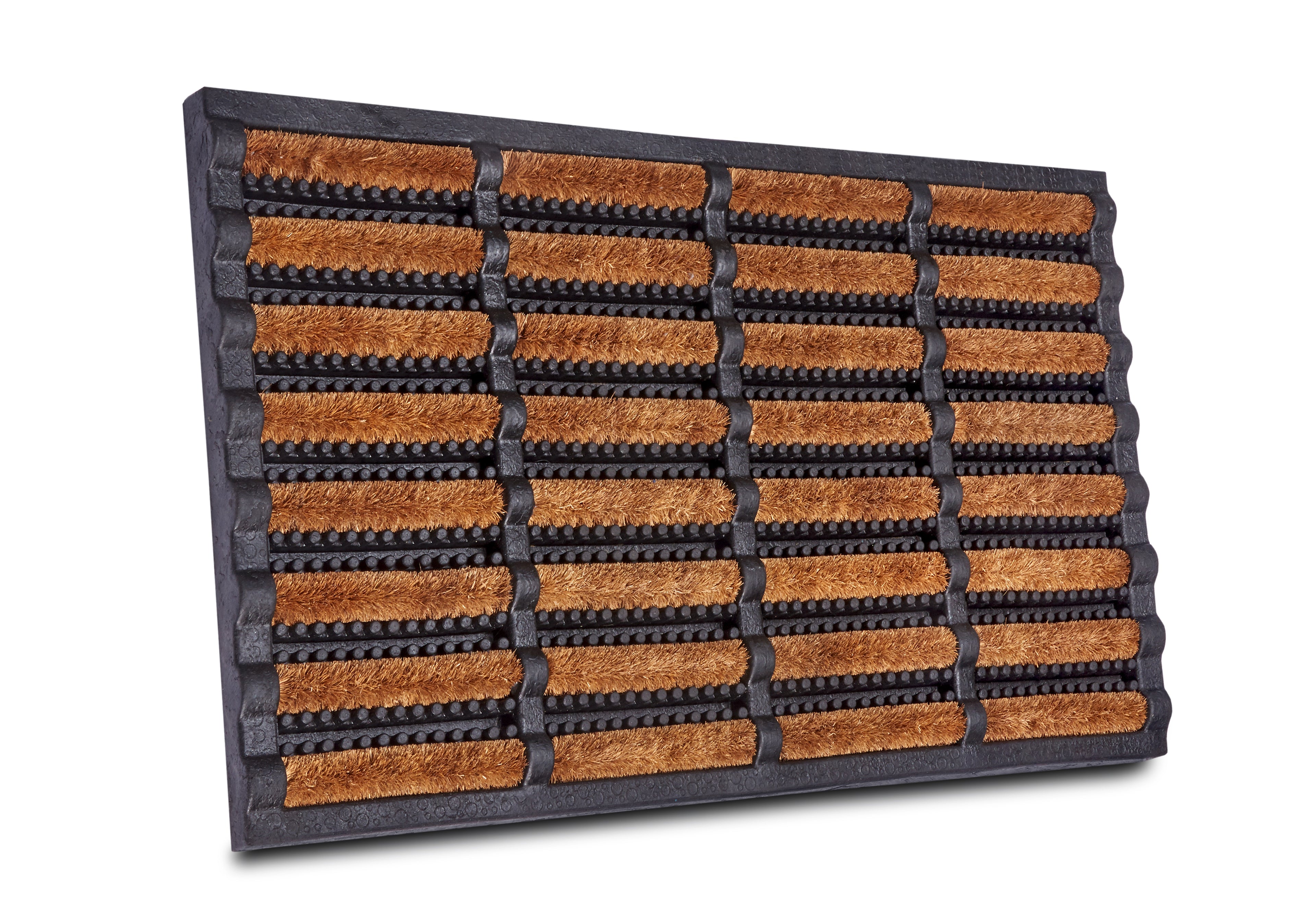Hanse Home Mix Mats Dörrmatta Rubber-Cocos Brushes svart kokos