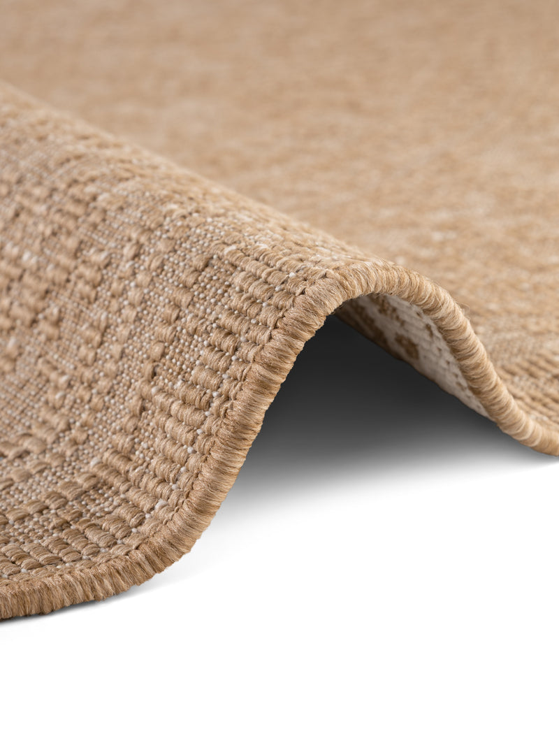Hanse Home Duet Vändbar inom- och utomhusmatta Kona Jute vit