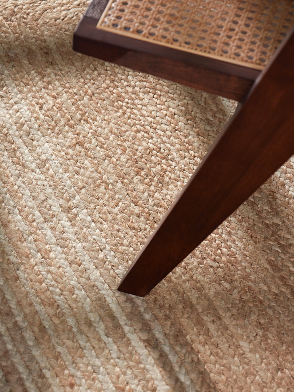 Hanse Home Juno Jutematta Juno Line natur vit guld