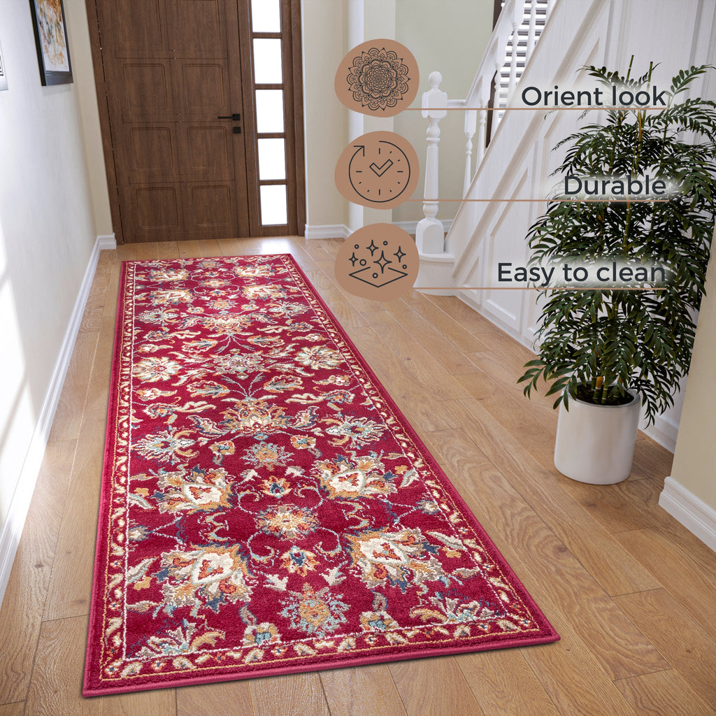 Hanse Home Orient Matta Caracci röd flerfärgad