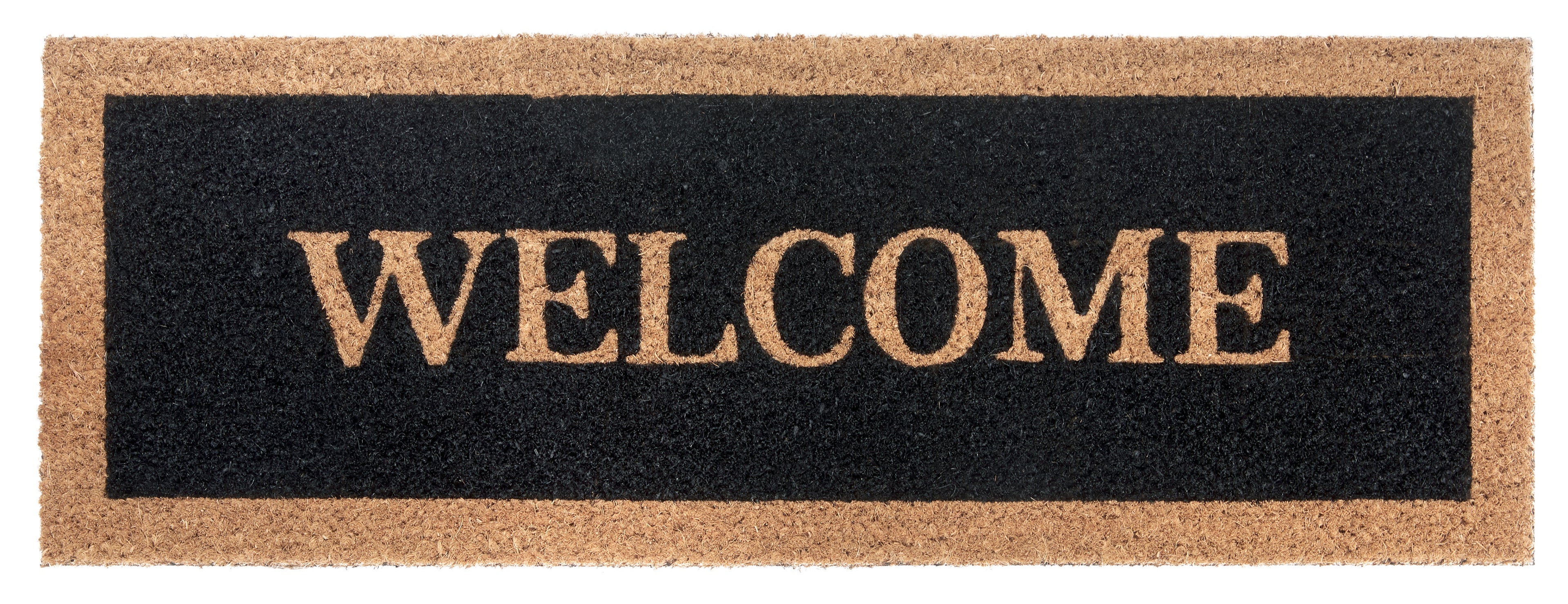 Hanse Home Mix Mats Dörrmatta kokos svart Welcome Border