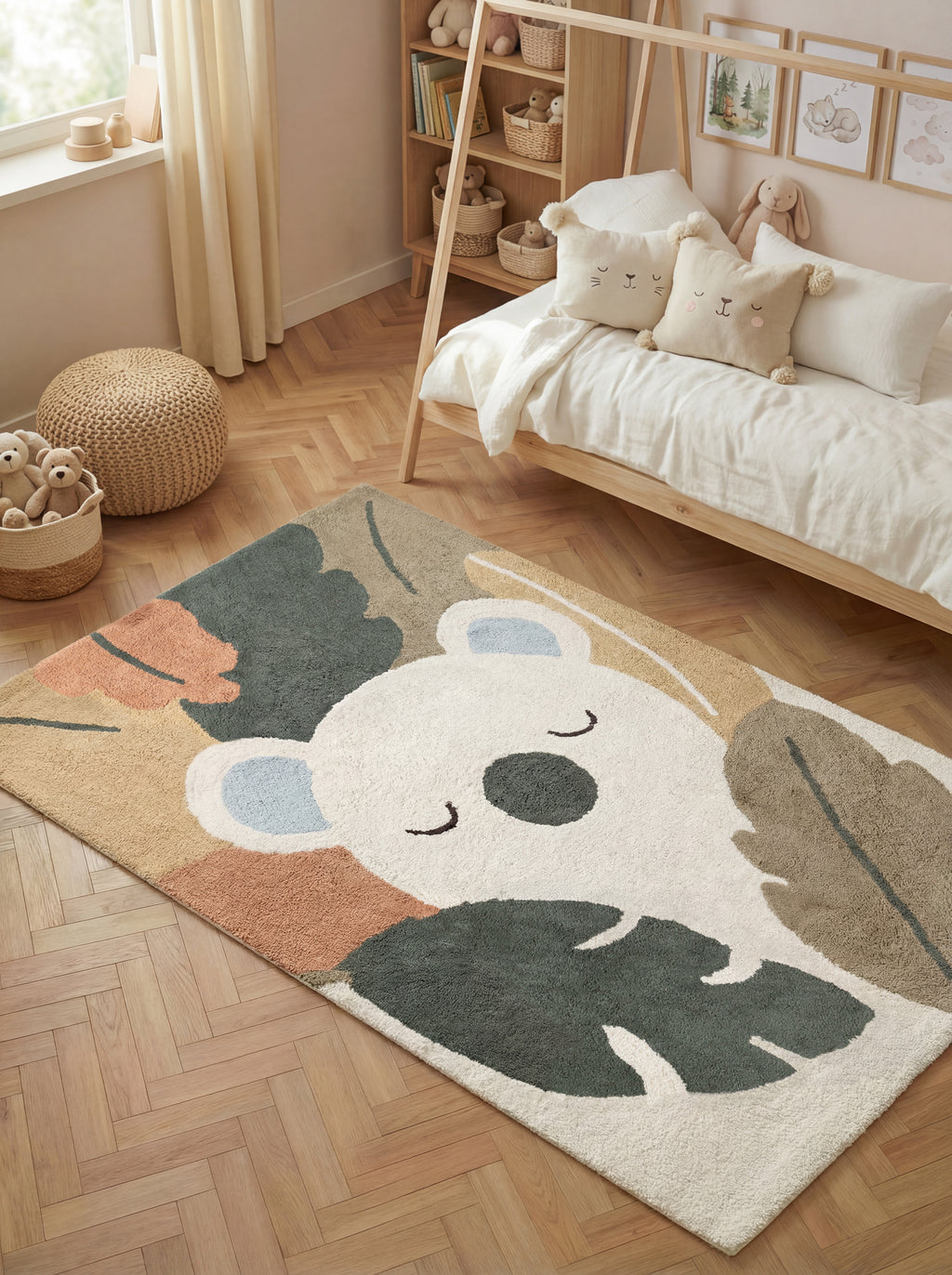Hanse Home Snuggle Barnmatta Rio creme flerfärgad