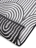 Hanse Home Flatweave Vändbar inom- och utomhusmatta Pangli svart