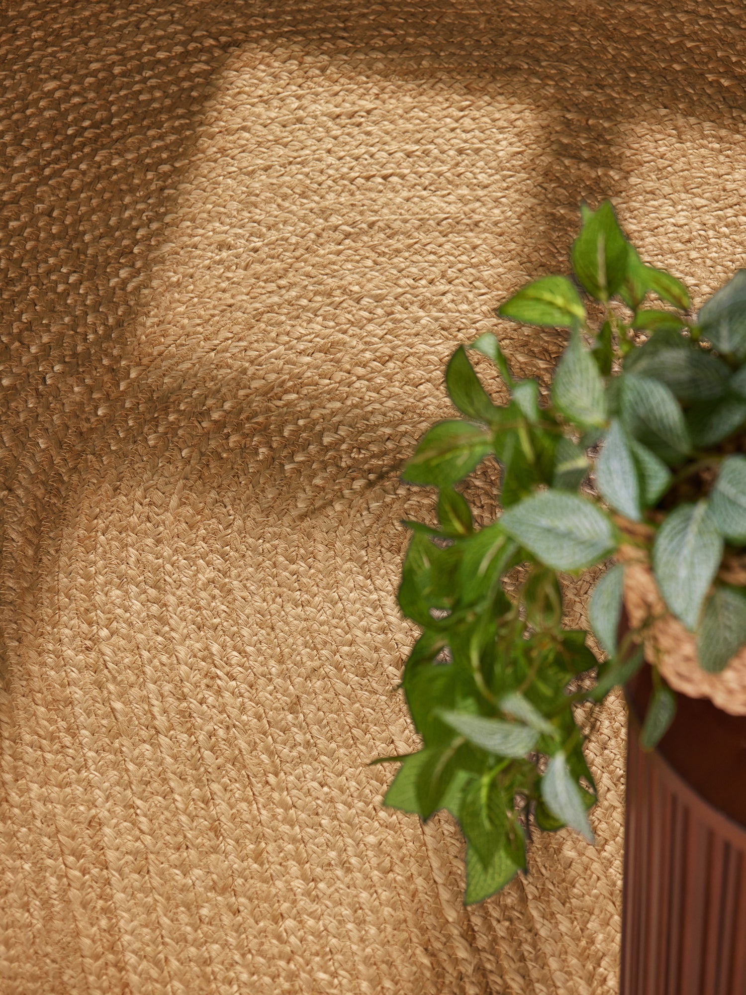 Hanse Home Jute Braided Jutematta oval Rangpur natur guld