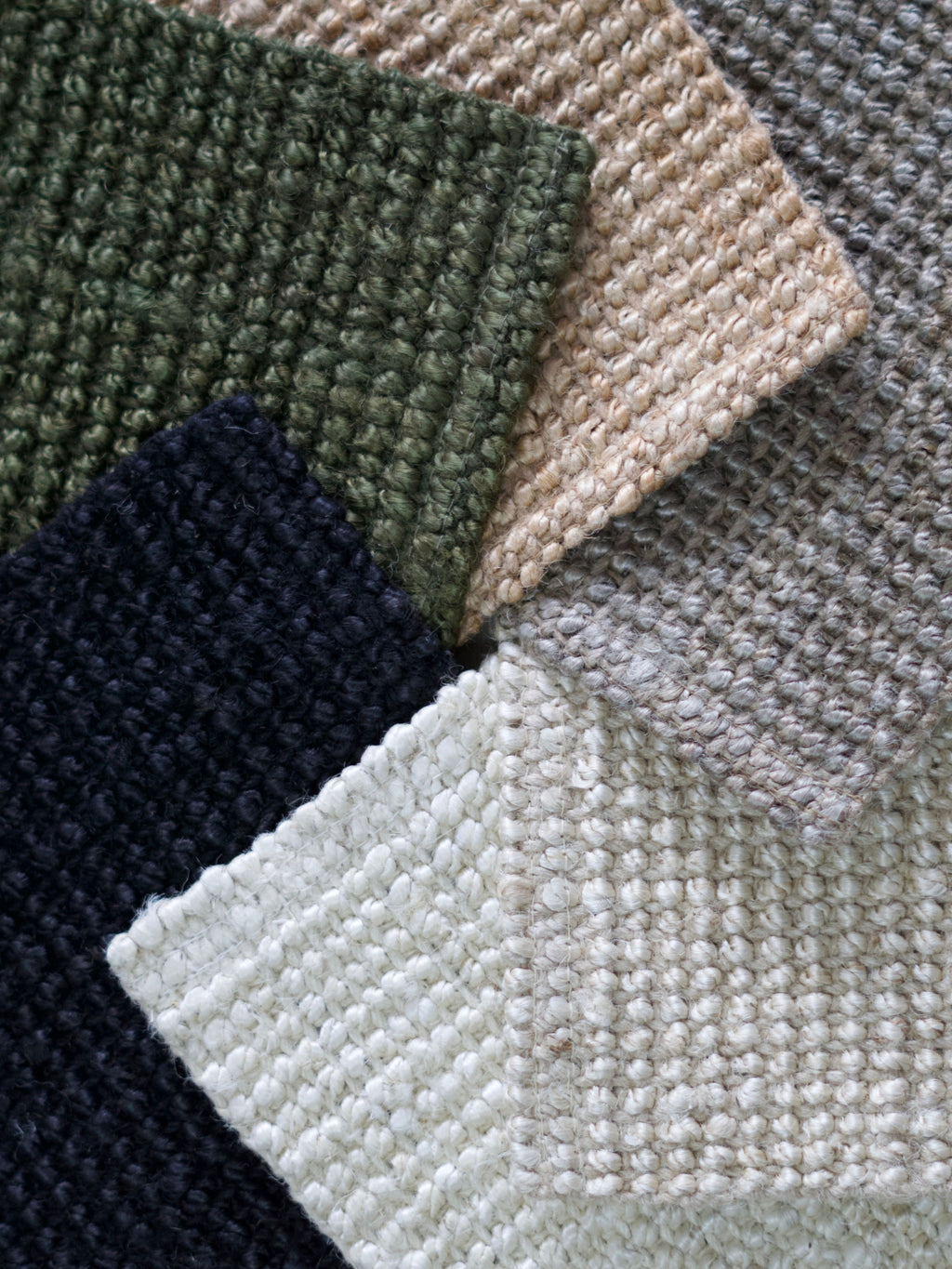 Hanse Home Bouclé-jutematta rund Jaipur natur guld