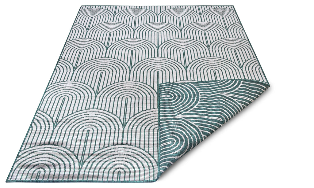 Hanse Home Flatweave Vändbar inom- och utomhusmatta Pangli grön