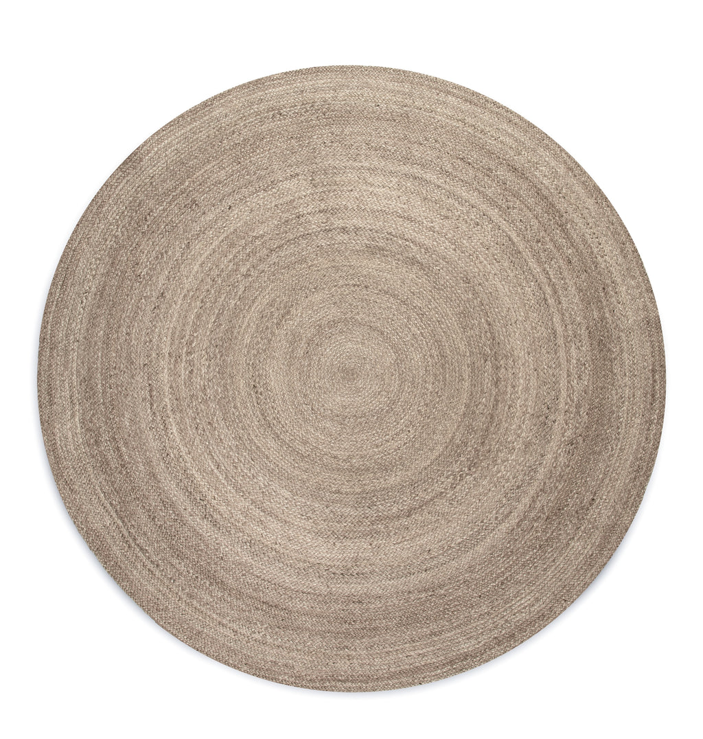 Hanse Home Jute Braided Jutematta rund Rangpur natur grå brun