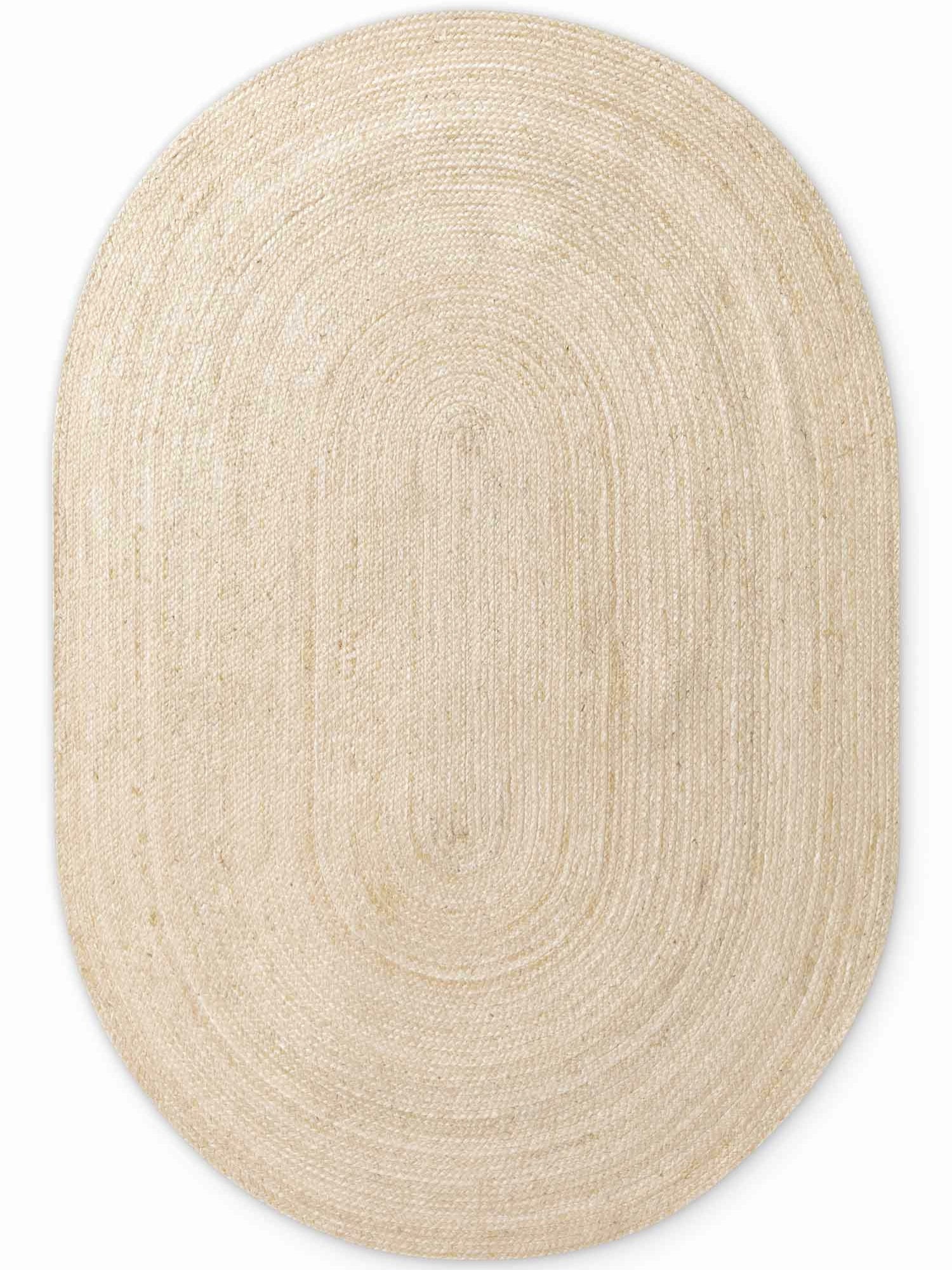 Hanse Home Jute Braided Jutematta oval Rangpur natur elfenben