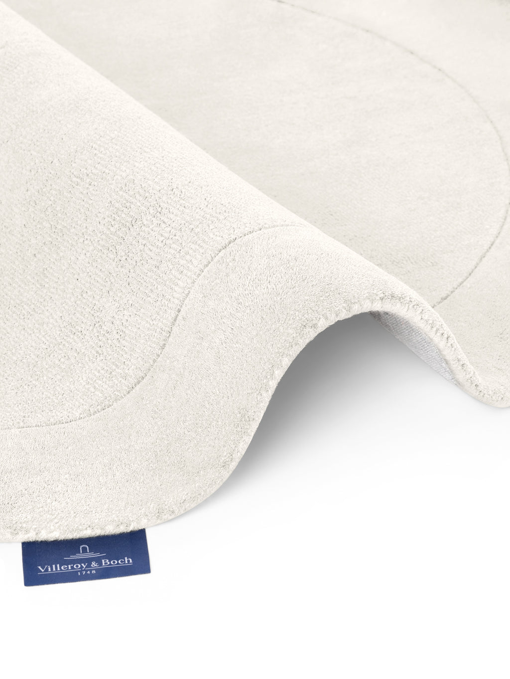 Villeroy & Boch 1812 Ullmatta organisk rund Kivi natur creme