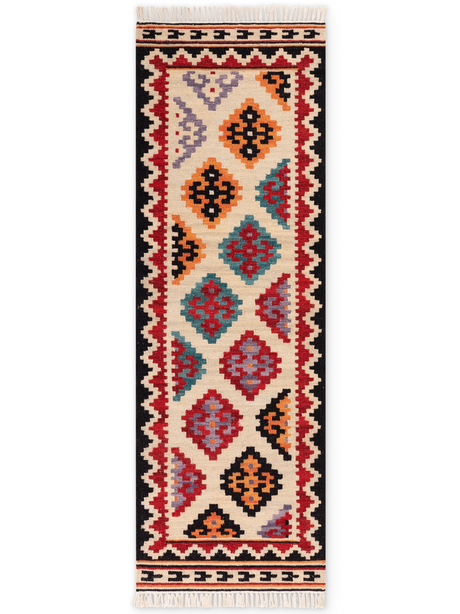 Hanse Home Kamal Afghansk kelimmatta Kian creme flerfärgad