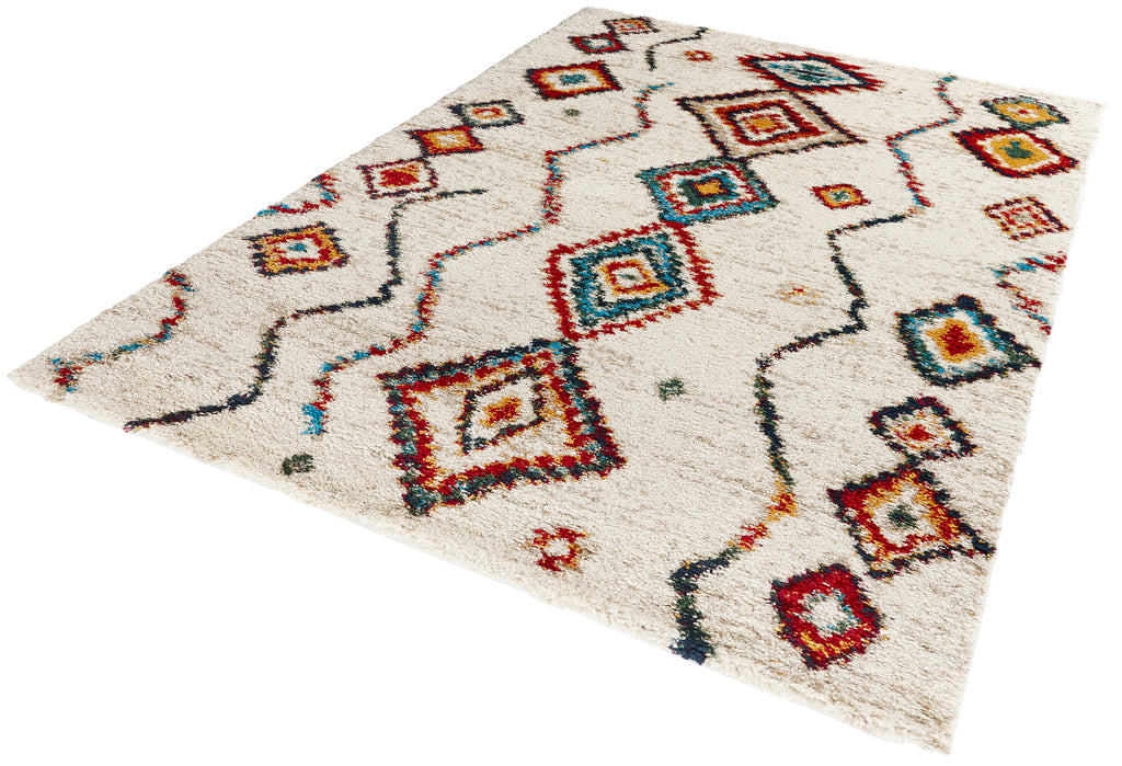 Design velour djuplugg matta Geometric