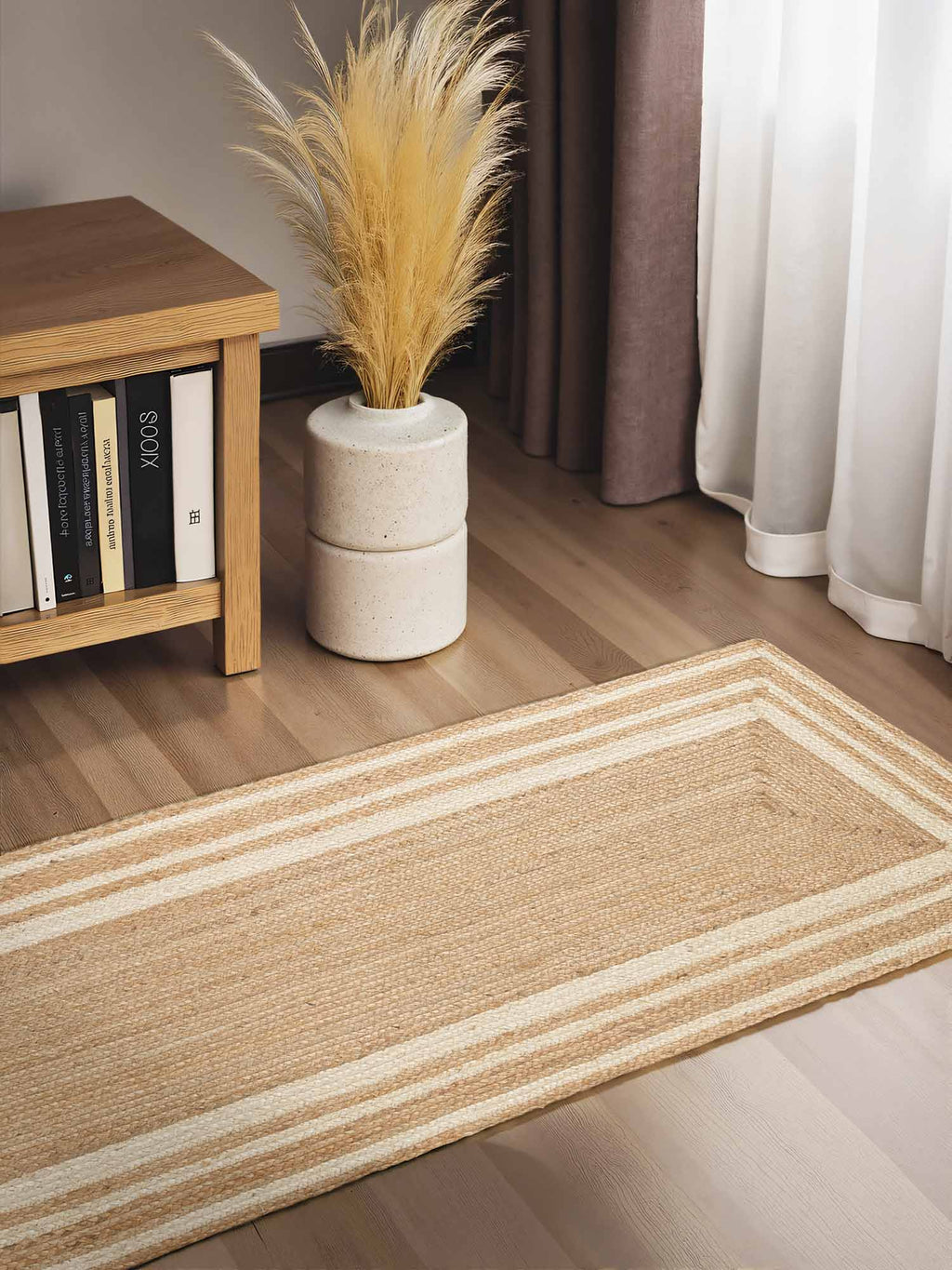 Hanse Home Looma Jutematta Looma natur guld elfenben