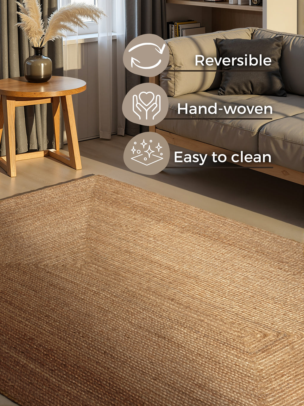 Hanse Home Juno Jutematta Juno natur brun