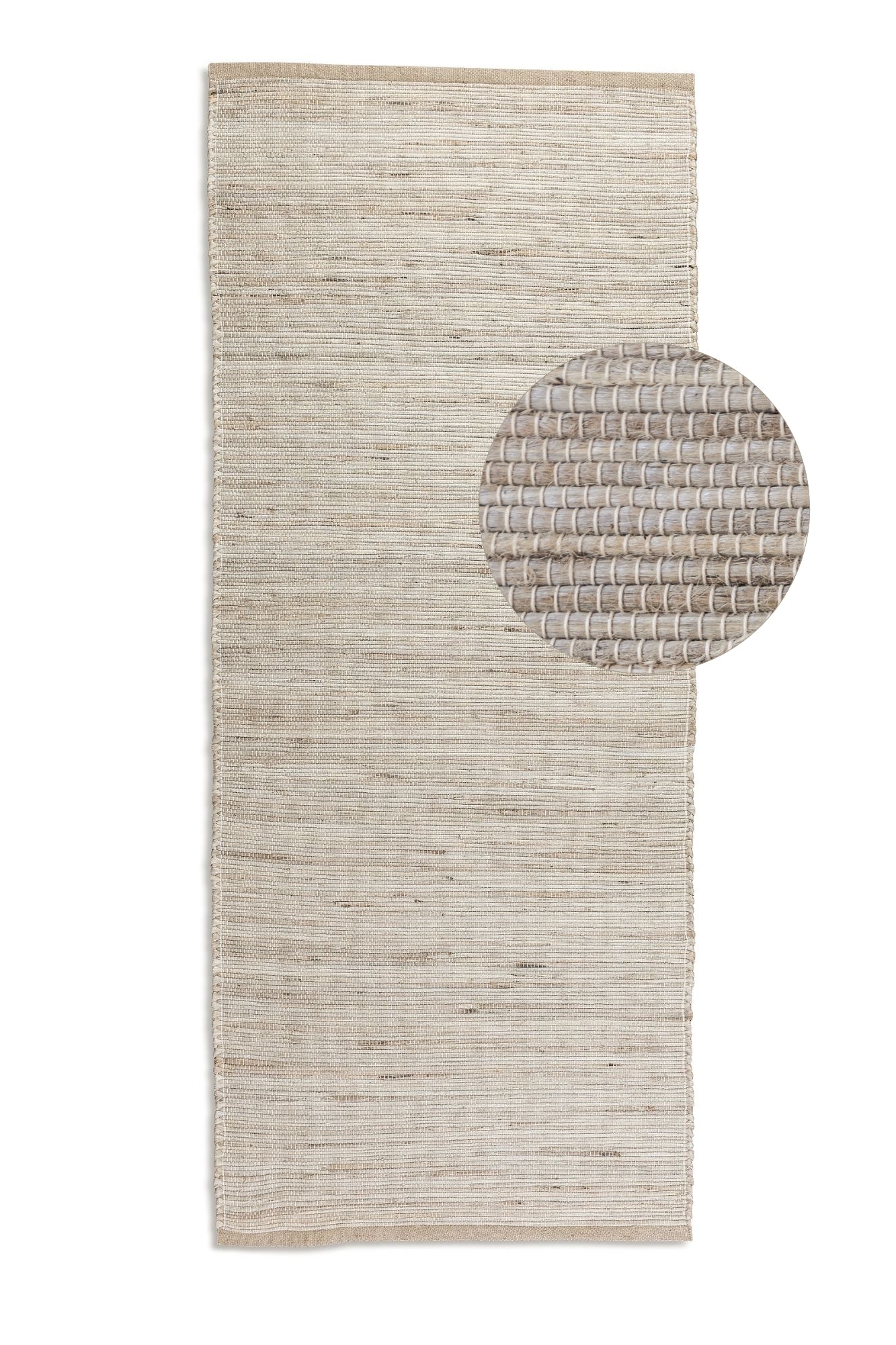 Hanse Home Handloom 1.0 Jutematta Dhaka natur grå brun