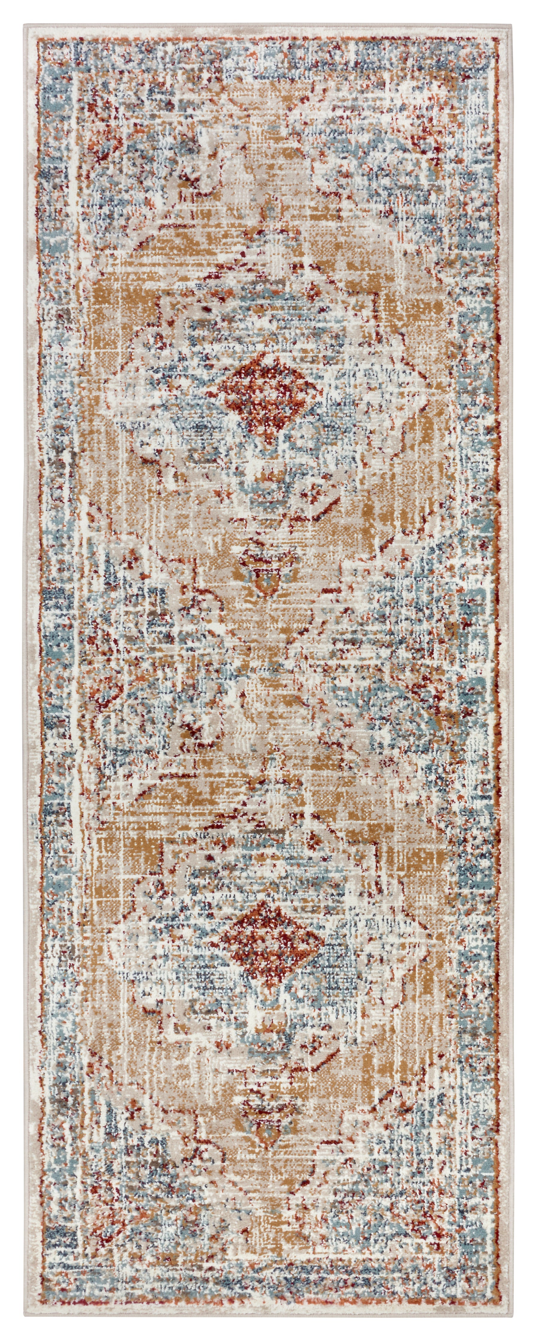 Hanse Home Kortluggsmatta Strozzi beige blå flerfärgad