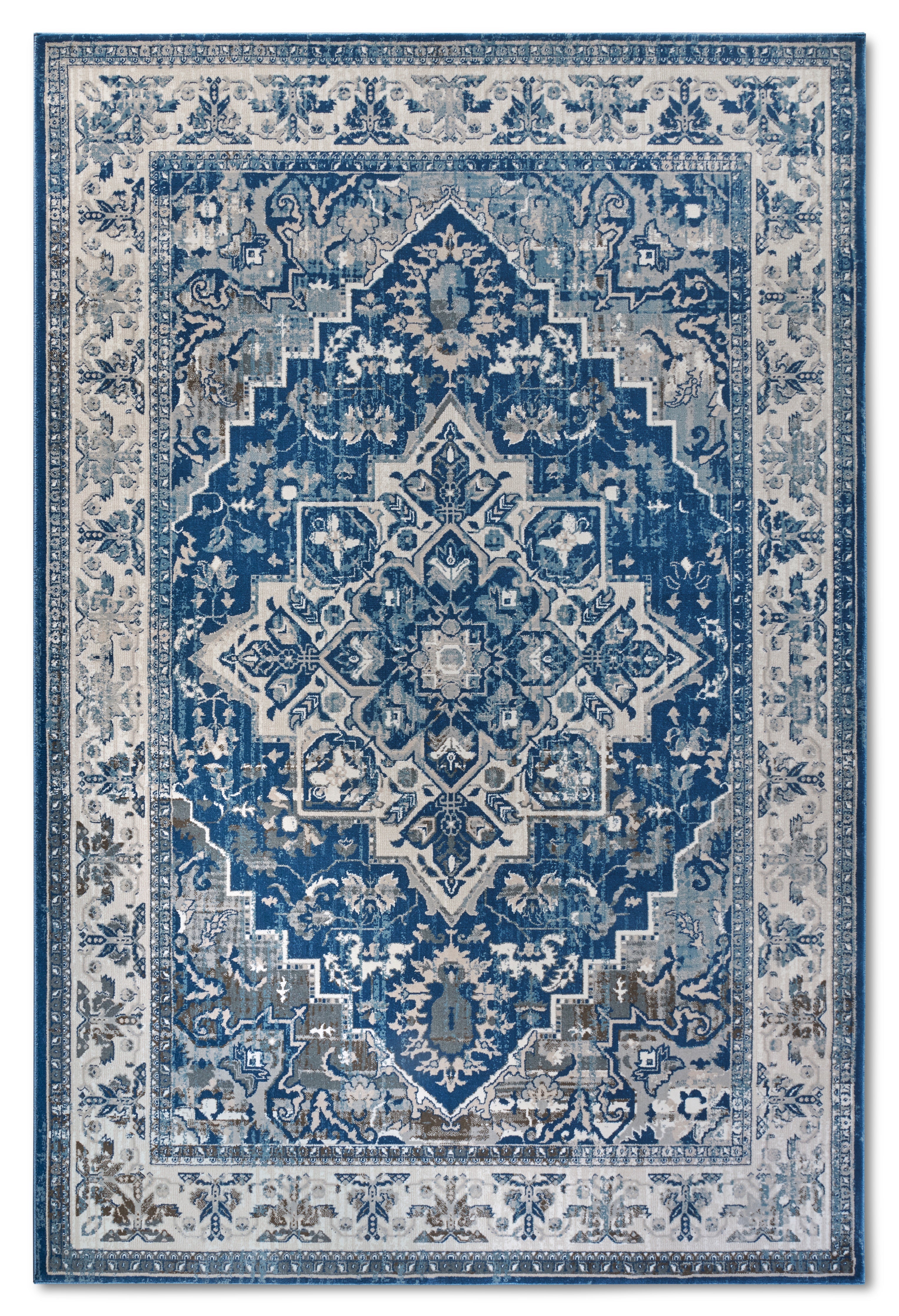 Villeroy & Boch 1869 Kortluggsmatta Jehanne blå creme