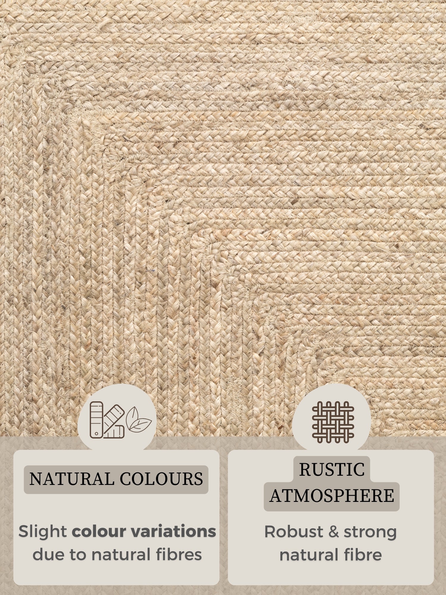 Hanse Home Juno Jutematta Juno natur vit
