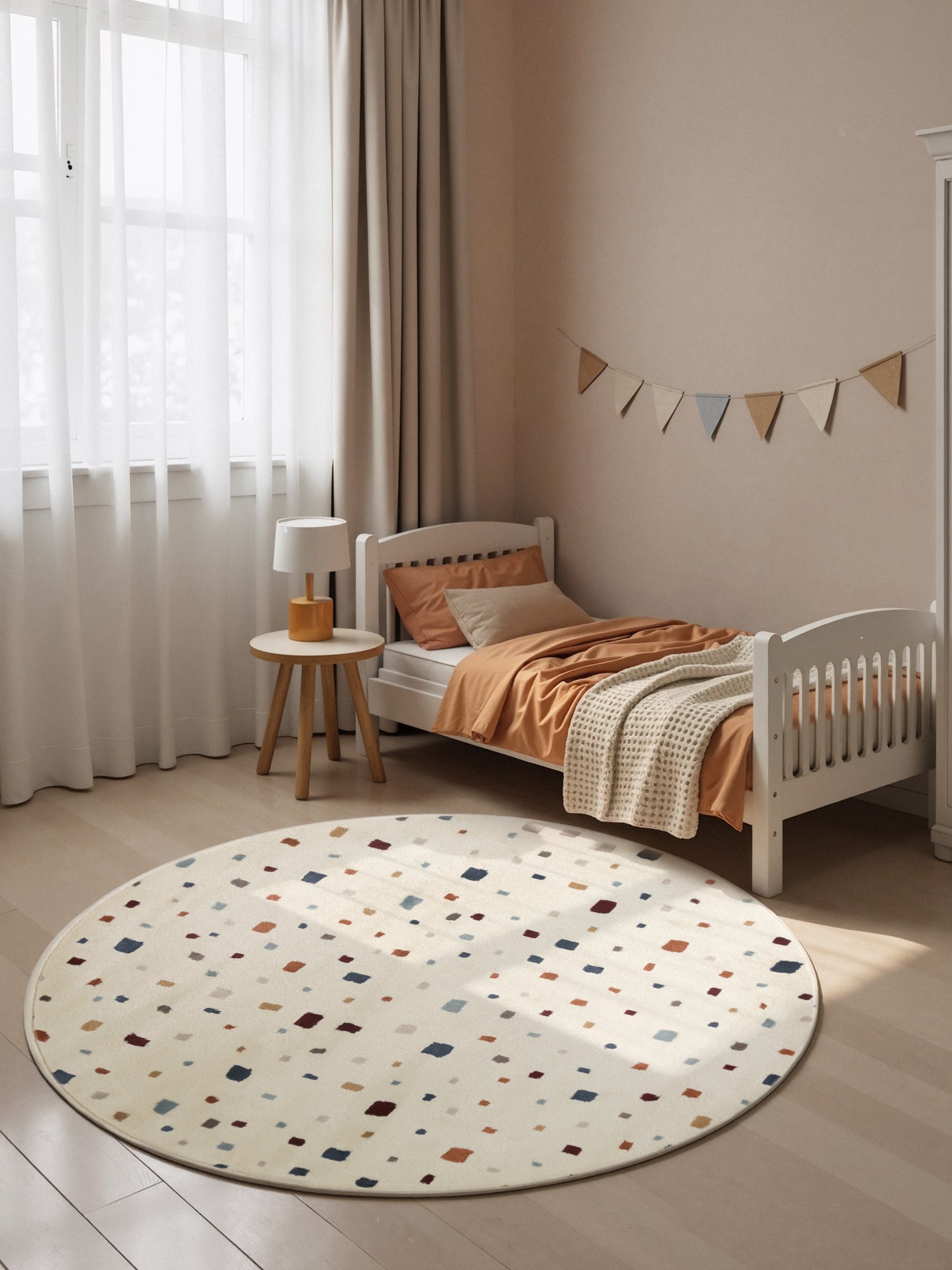 Hanse Home Adventures Barnmatta Funny Squares creme flerfärgad
