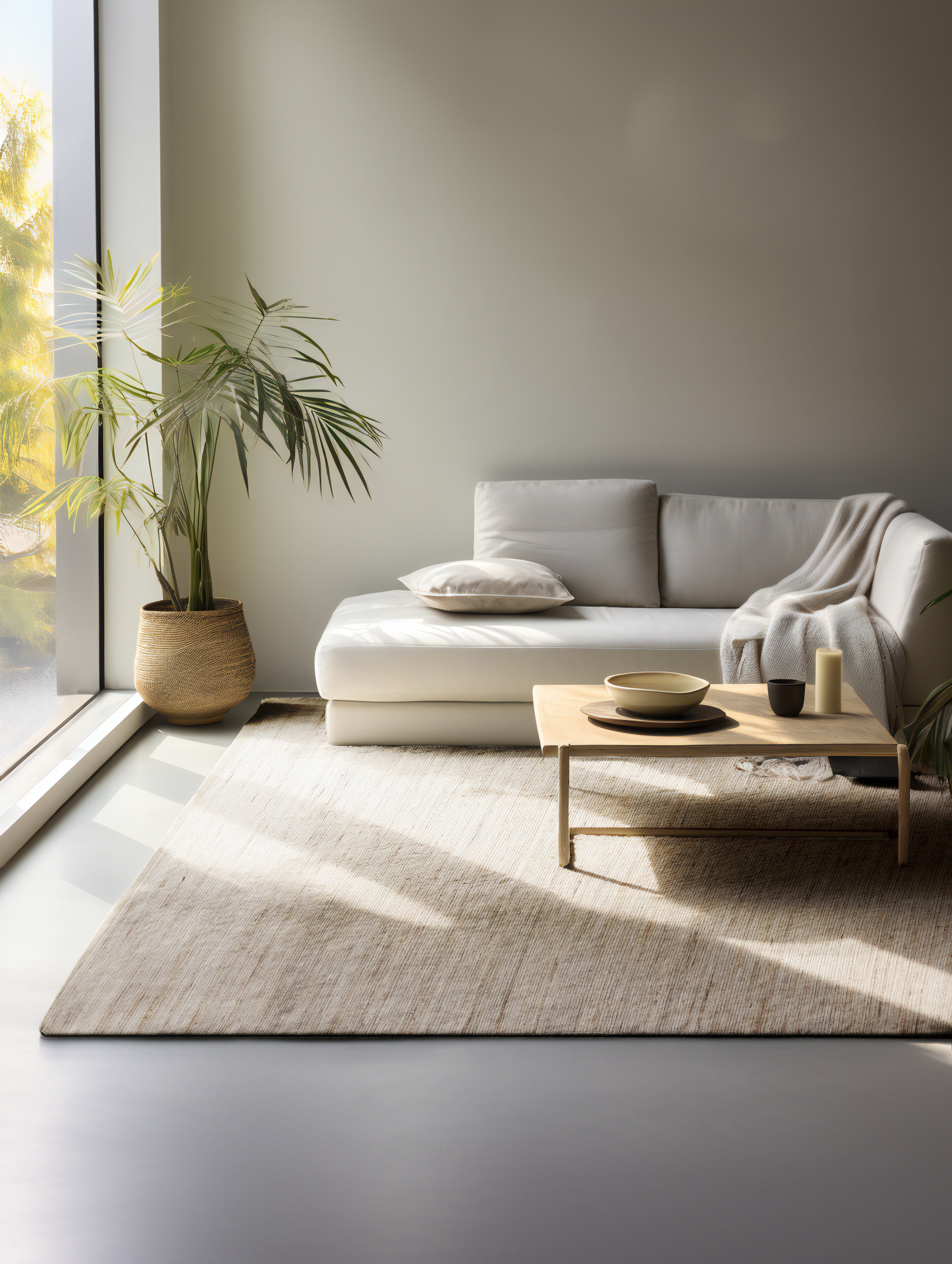 Hanse Home Handloom 1.0 Jutematta Dhaka natur grå brun