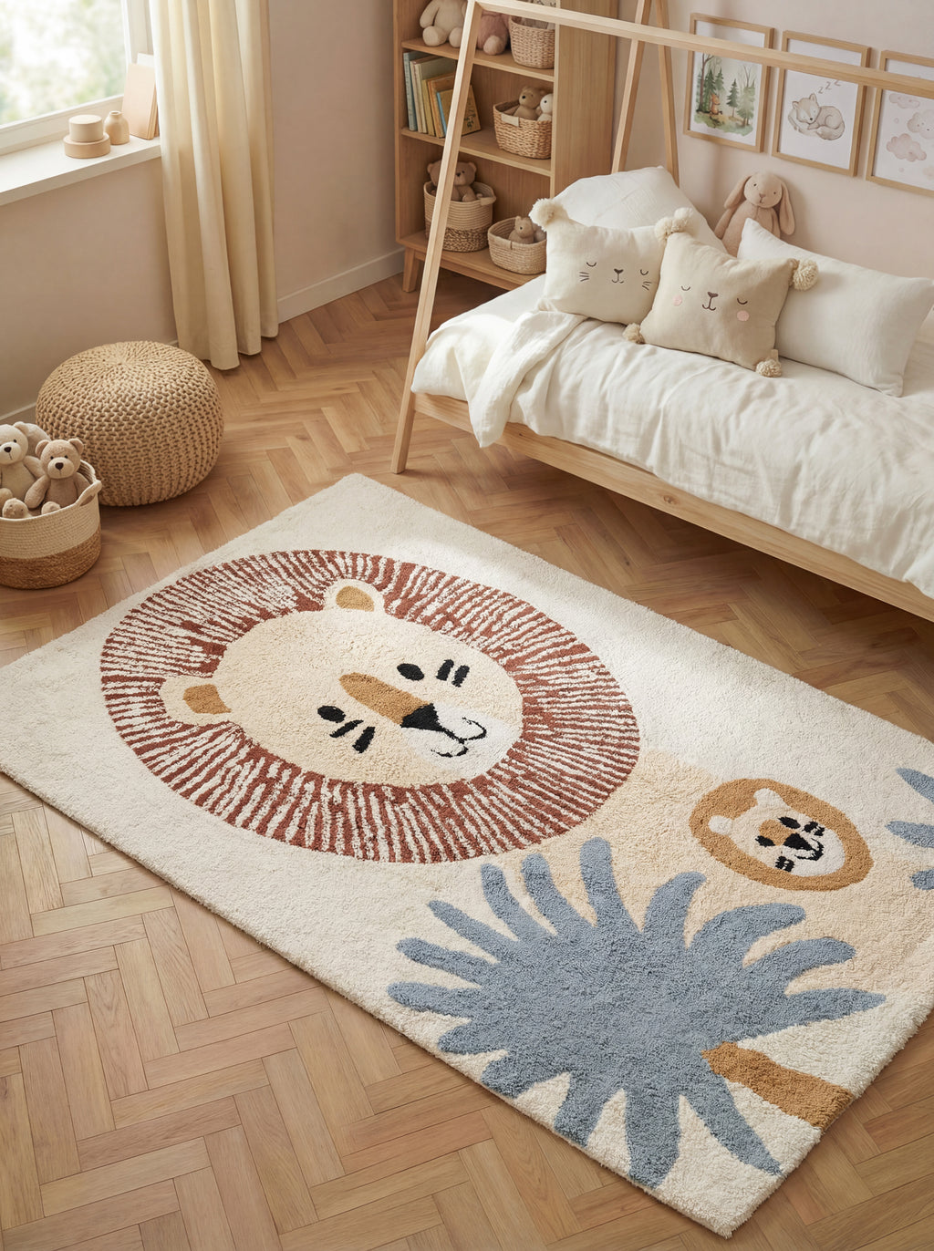 Hanse Home Snuggle Barnmatta Leander creme flerfärgad