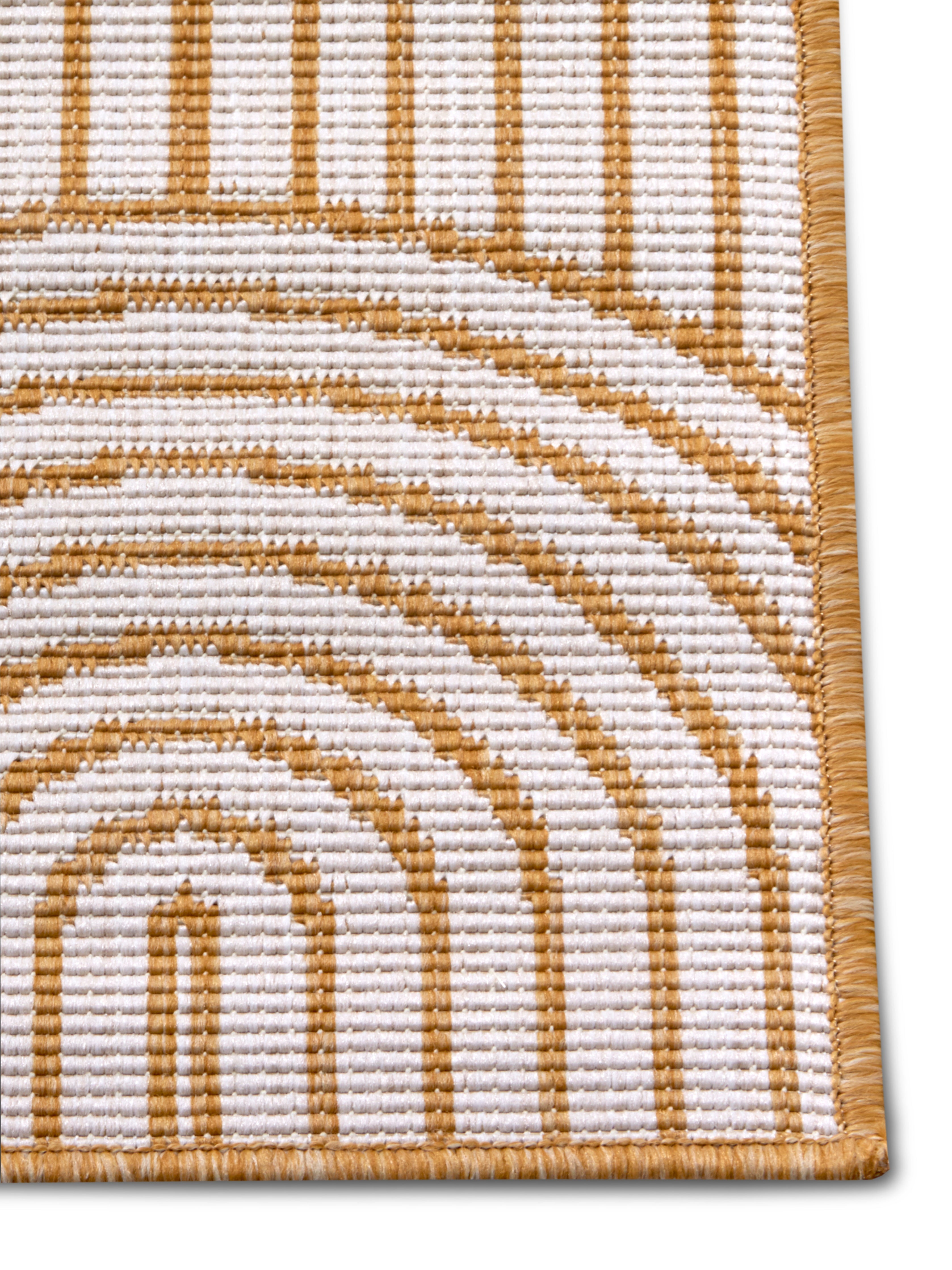 Hanse Home Flatweave Vändbar inom- och utomhusmatta Pangli ockra