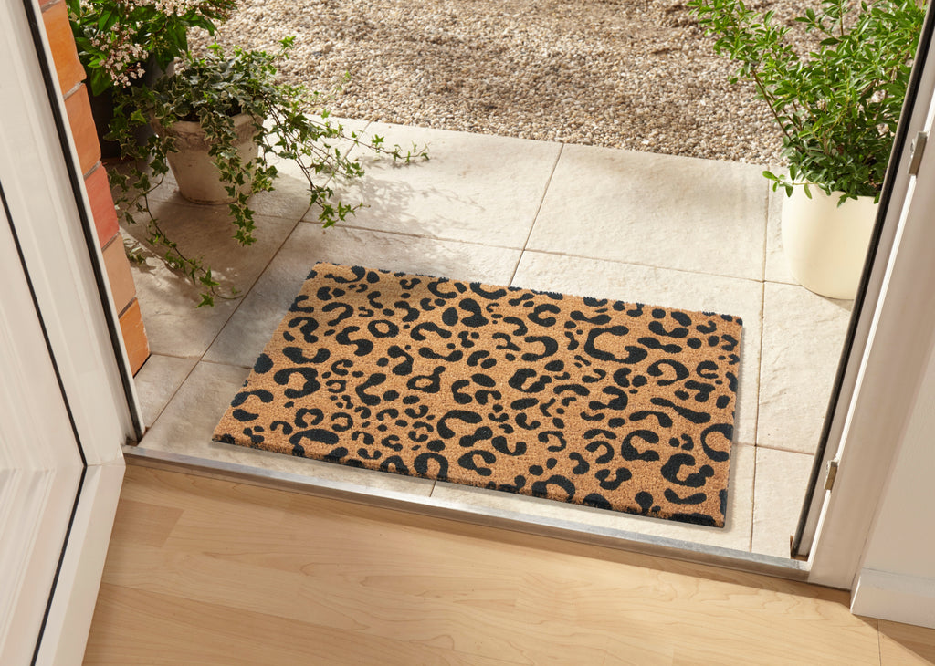 Hanse Home Mix Mats Dörrmatta kokos Leopard Look