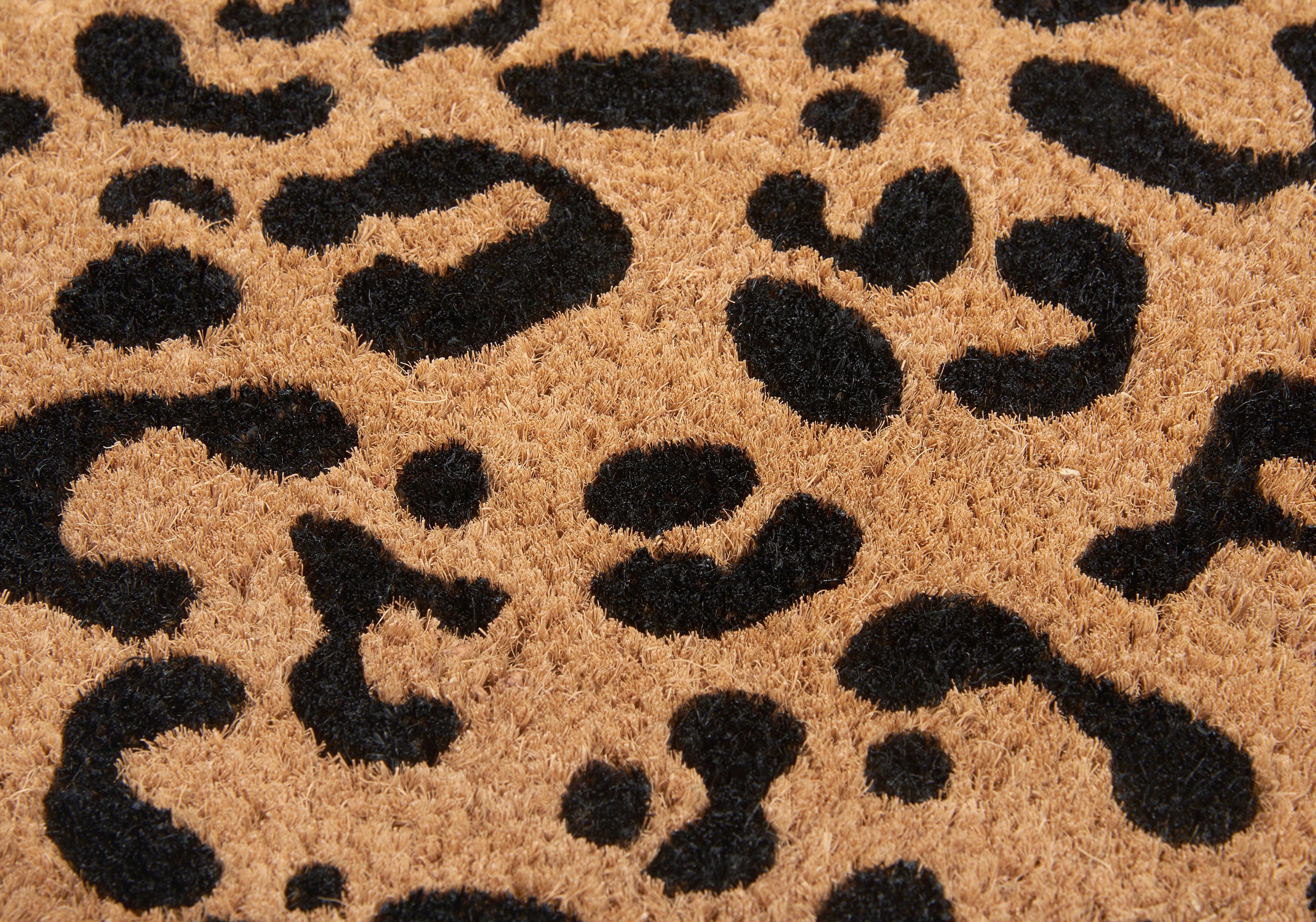 Hanse Home Mix Mats Dörrmatta kokos Leopard Look