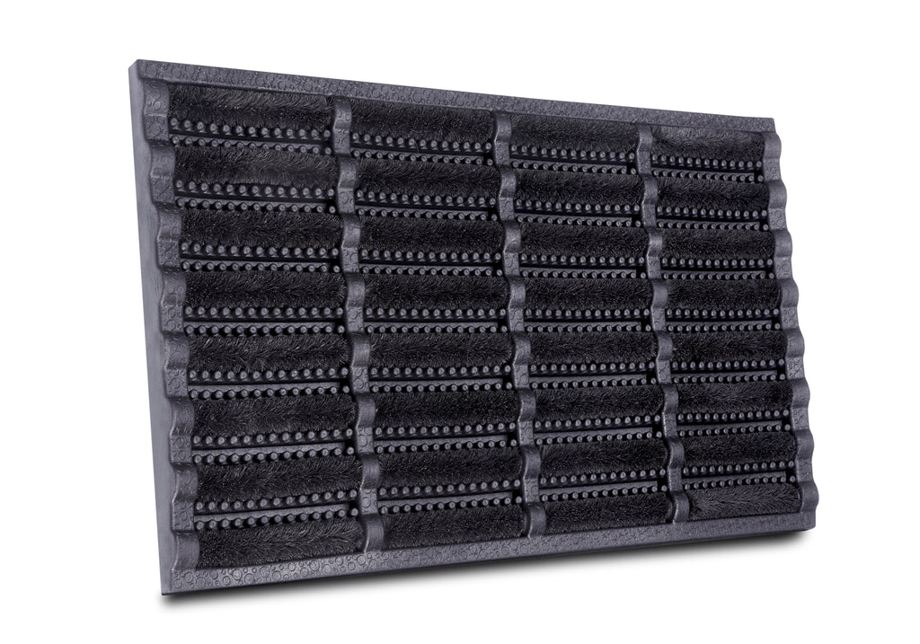 Hanse Home Mix Mats Dörrmatta Rubber-Cocos Brushes svart
