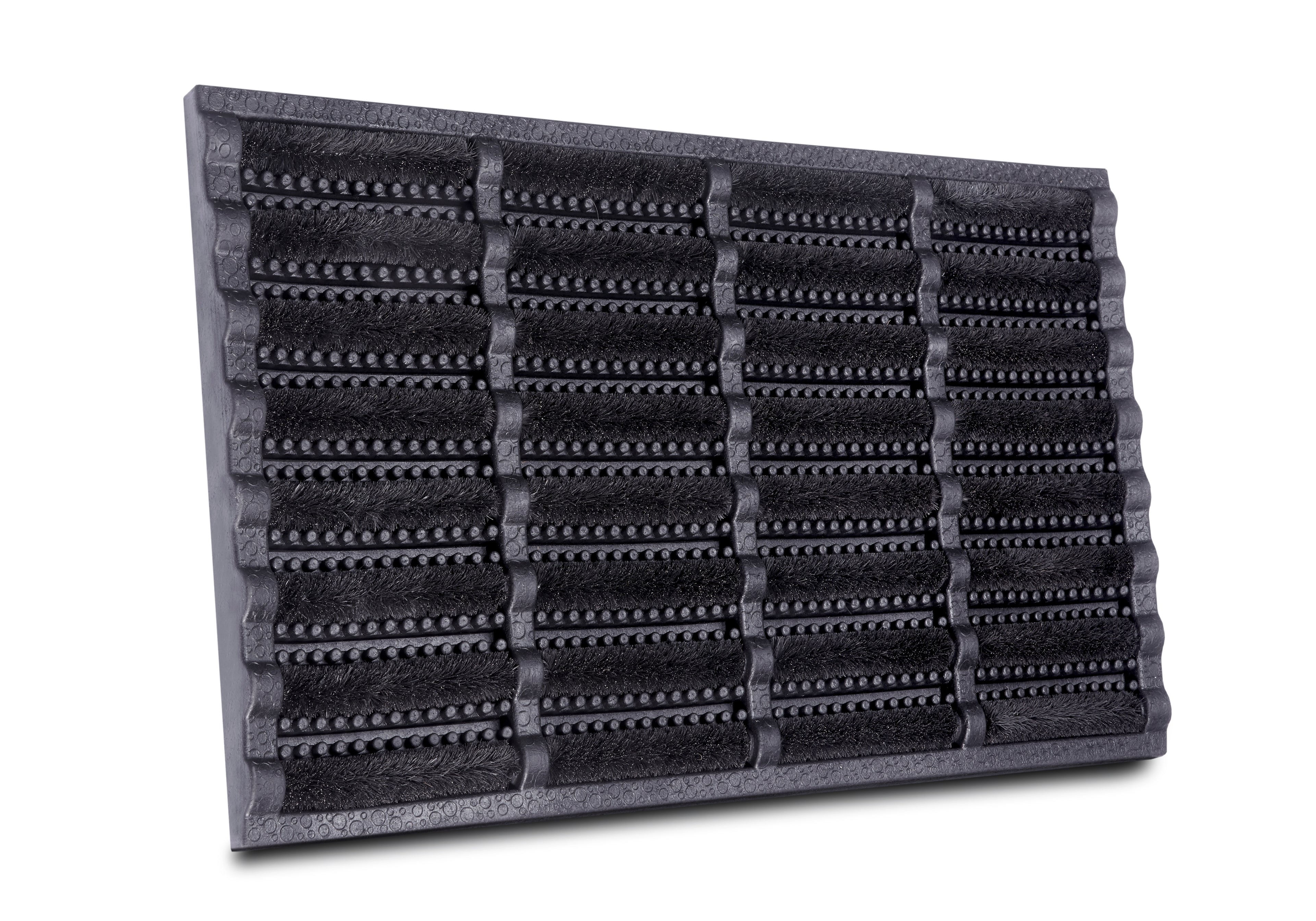 Hanse Home Mix Mats Dörrmatta Rubber-Cocos Brushes svart