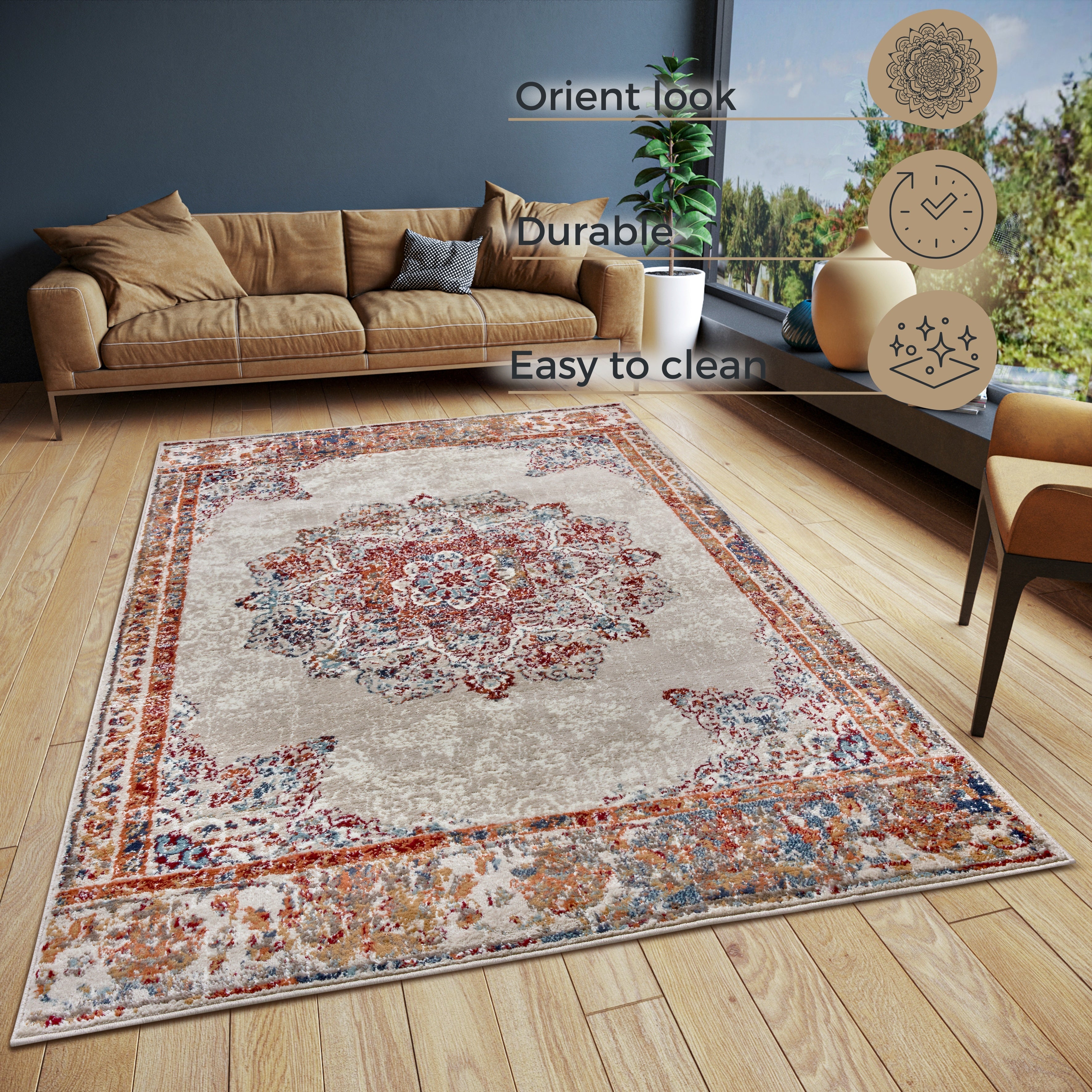 Hanse Home Orient Matta Maderno creme flerfärgad