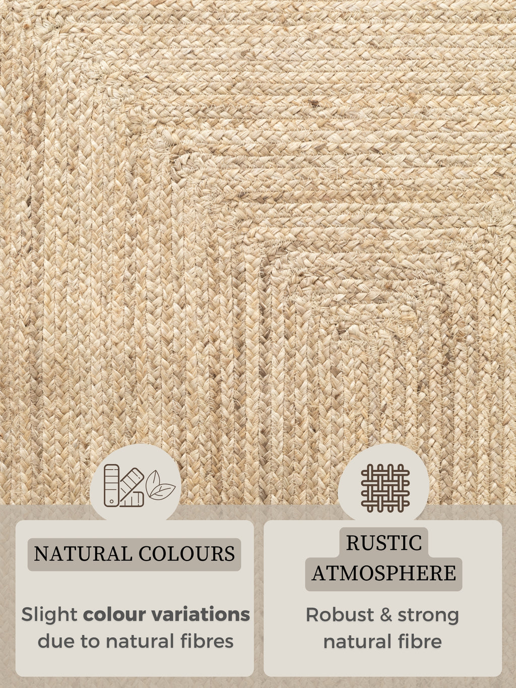 Hanse Home Juno Jutematta Juno natur vit