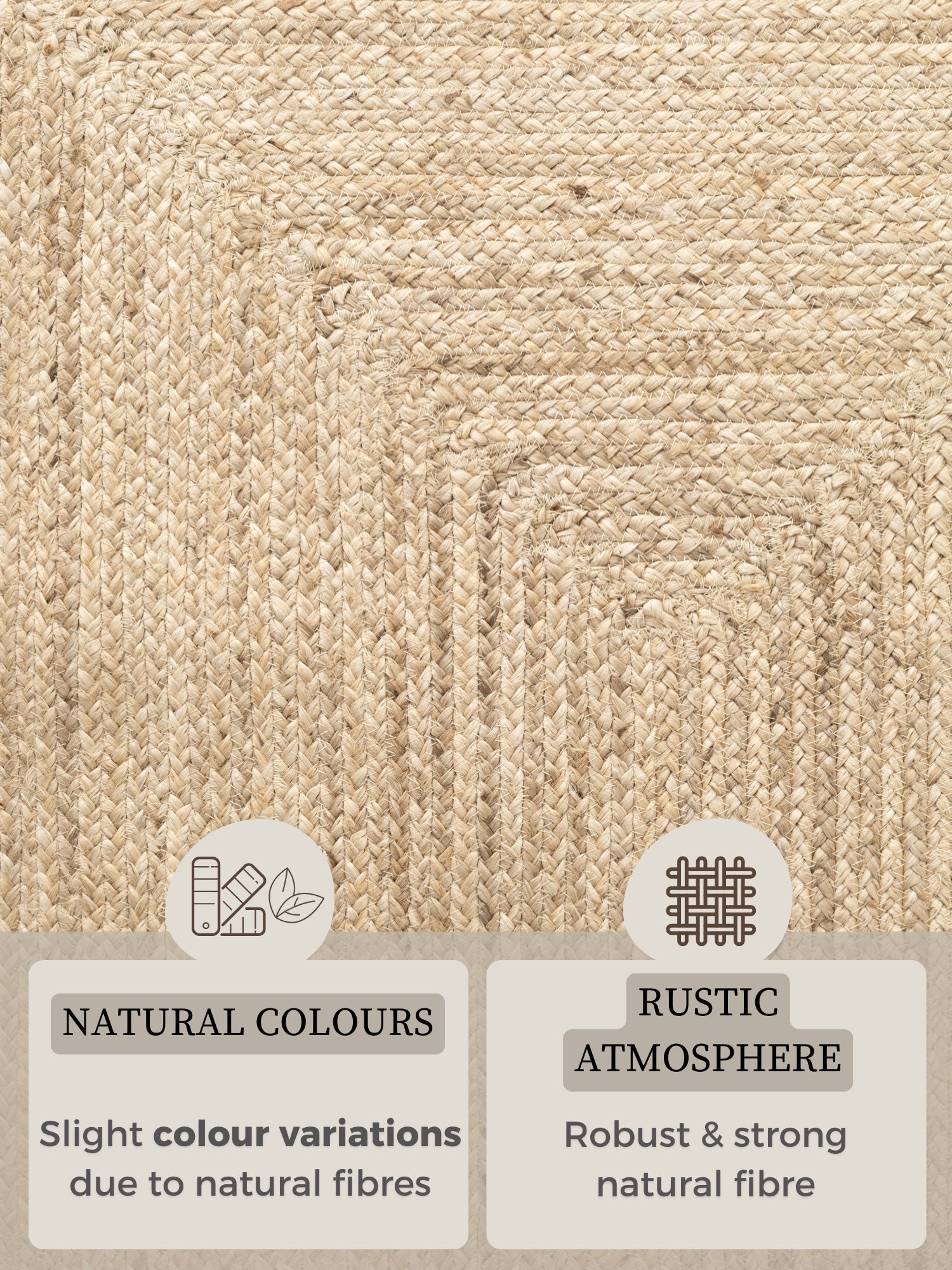 Hanse Home Juno Jutematta Juno natur vit