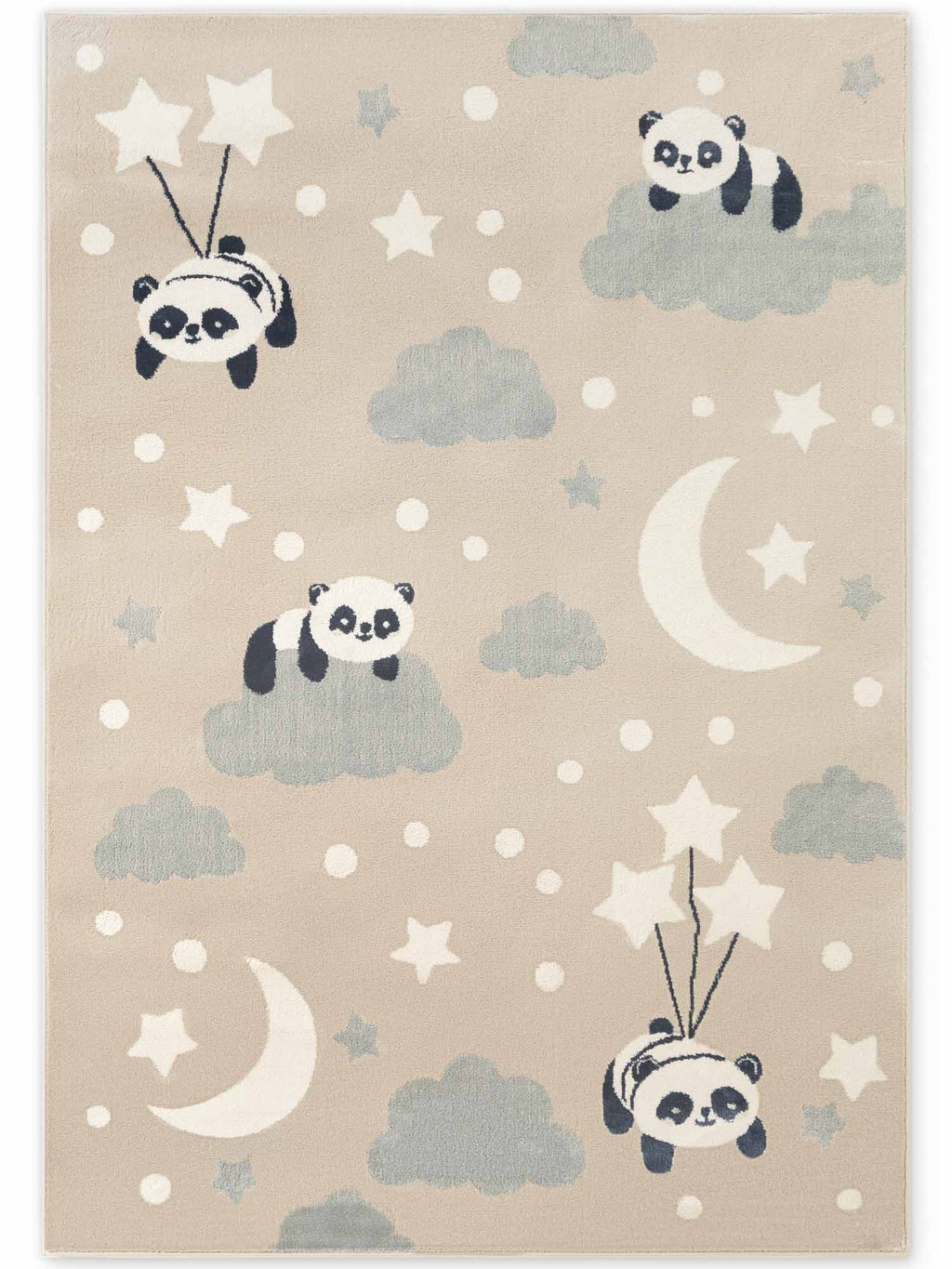 Hanse Home Adventures Barnmatta Dreamy Panda beige flerfärgad