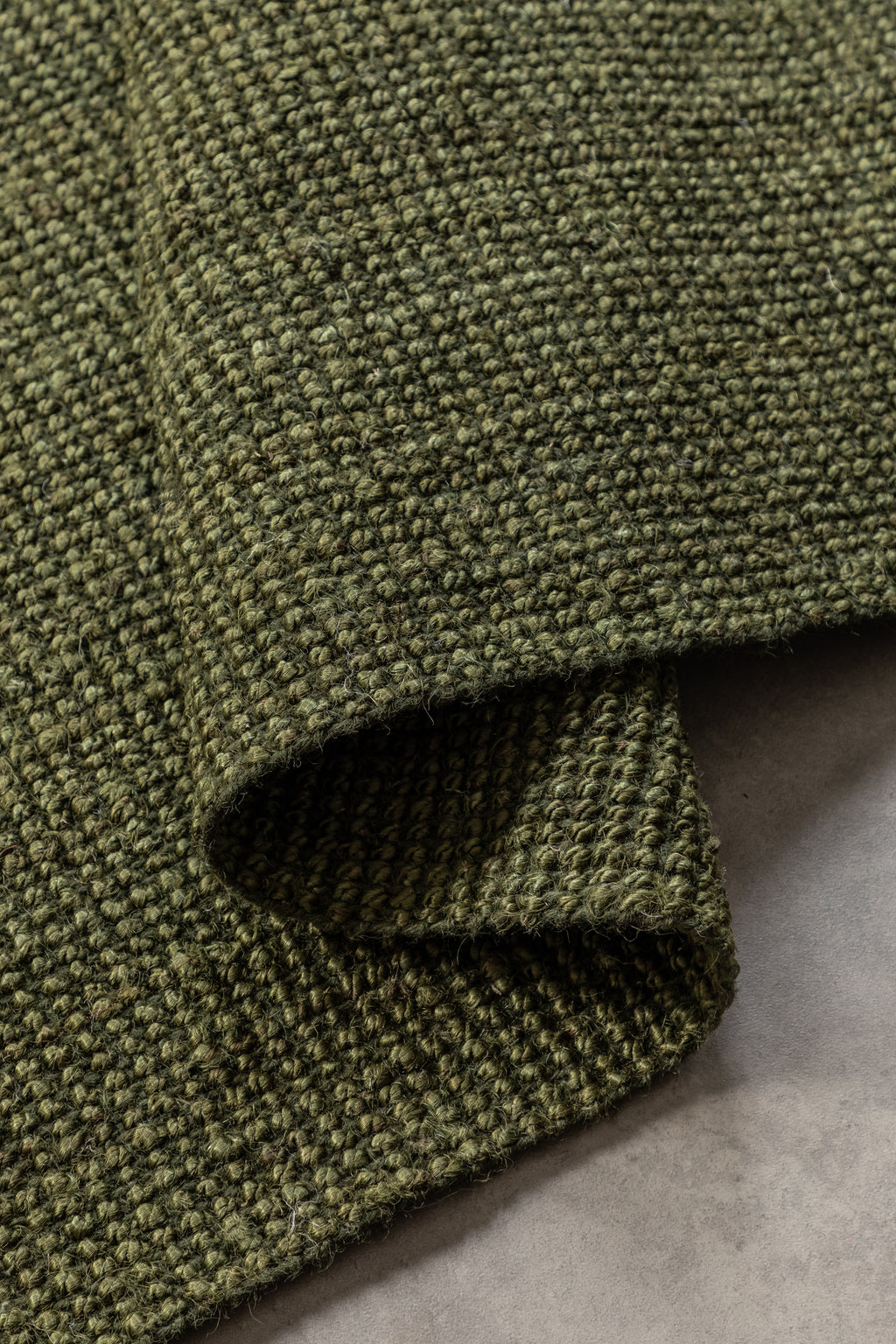 Hanse Home Bouclé-jutematta Jaipur djungelgrön